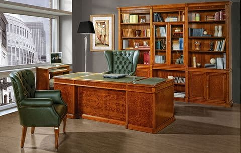 Los muebles adecuados para lograr una decoración clásica para oficina