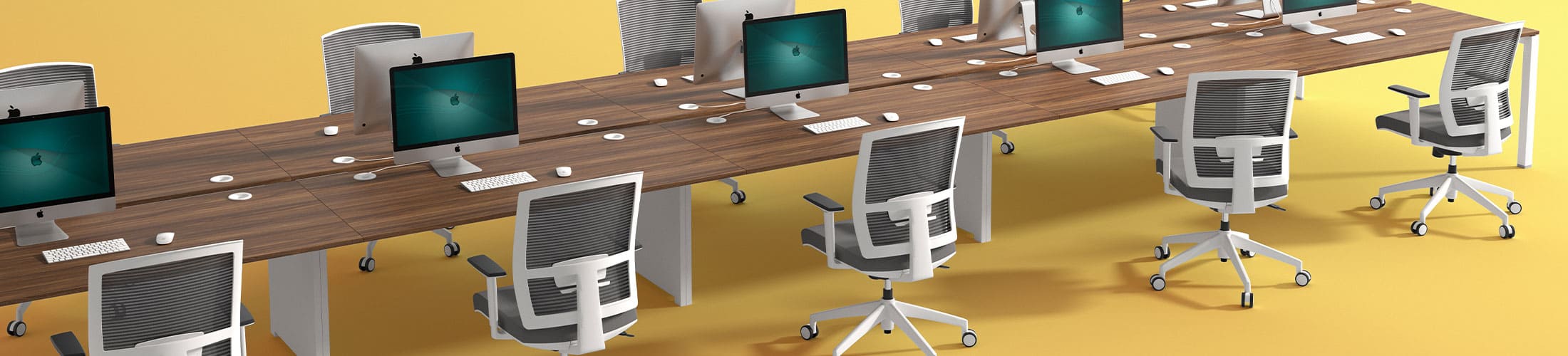 Elegir mesas de oficina redondas o rectangulares ¿cuándo es mejor?