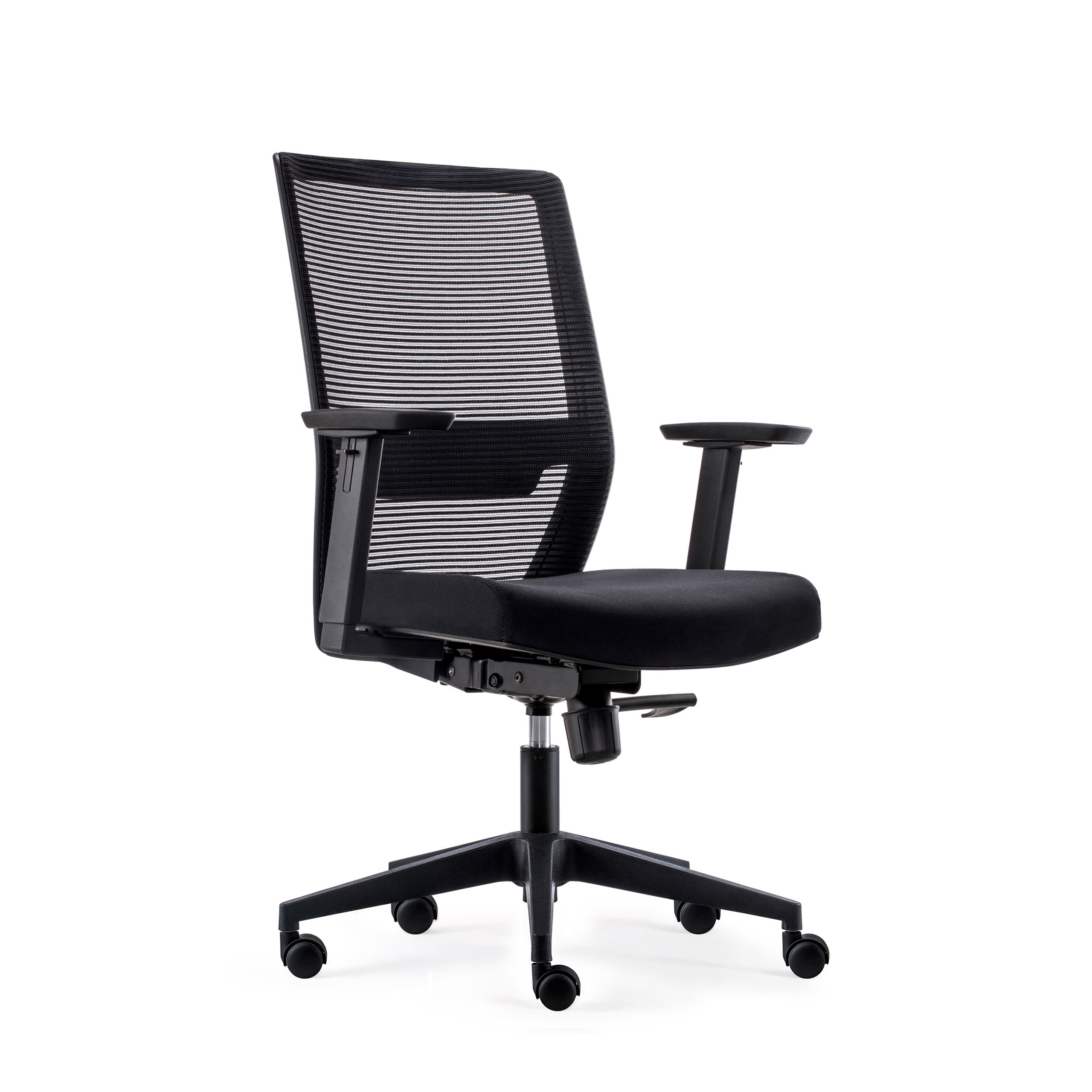 silla giratoria negro axel sin reposacabezas malla 1