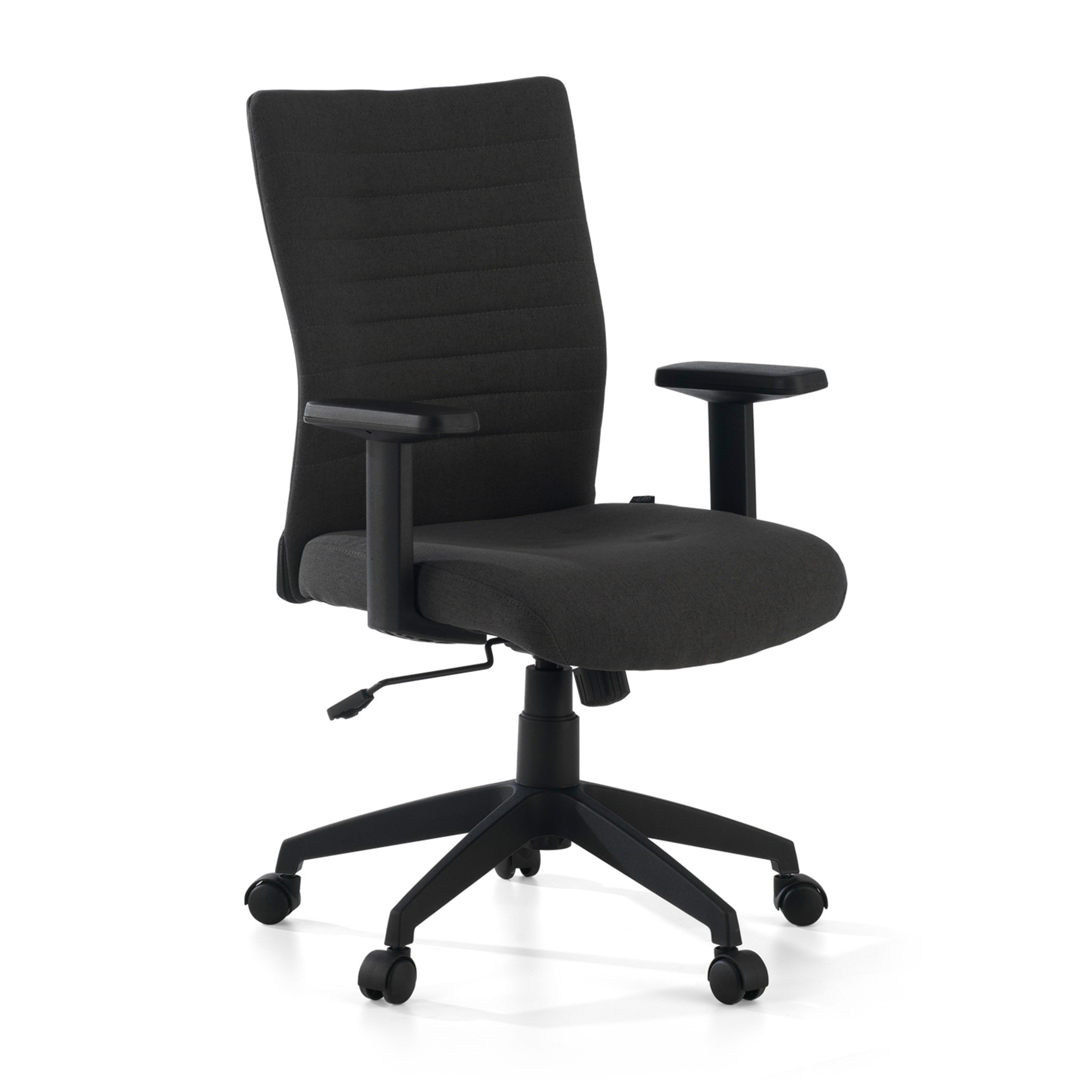 silla giratoria negro parma tela 1
