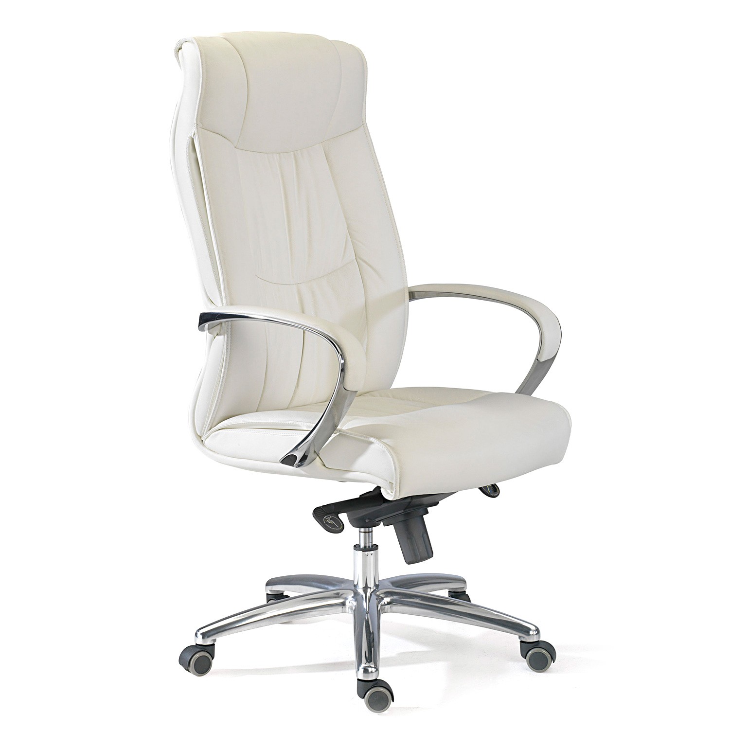 sillon de oficina blanco bahia respaldo alto piel sintetica piel sintetica 1