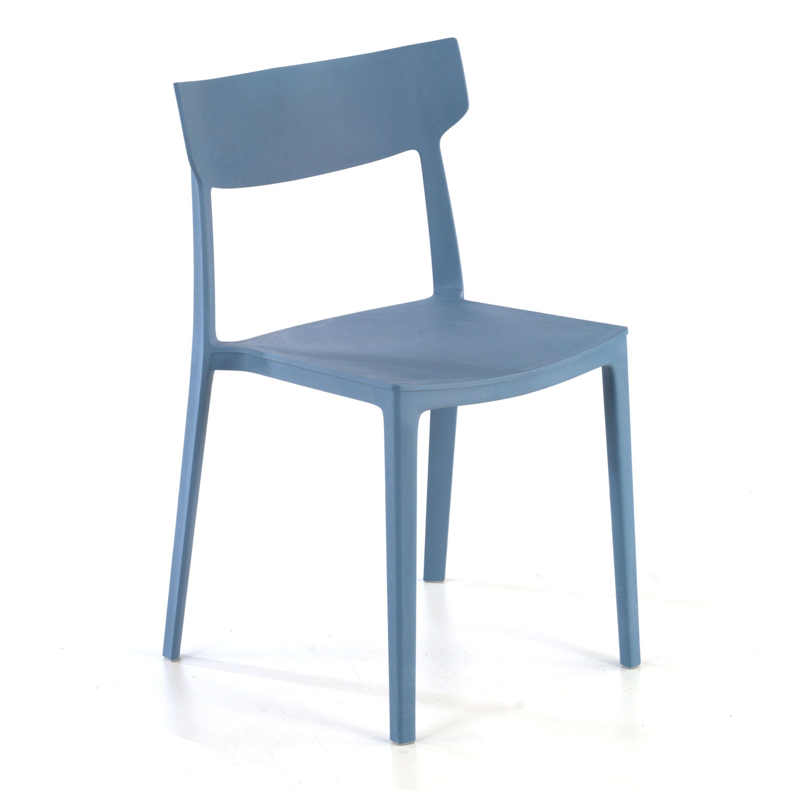 silla confidente azul folk plastico 1