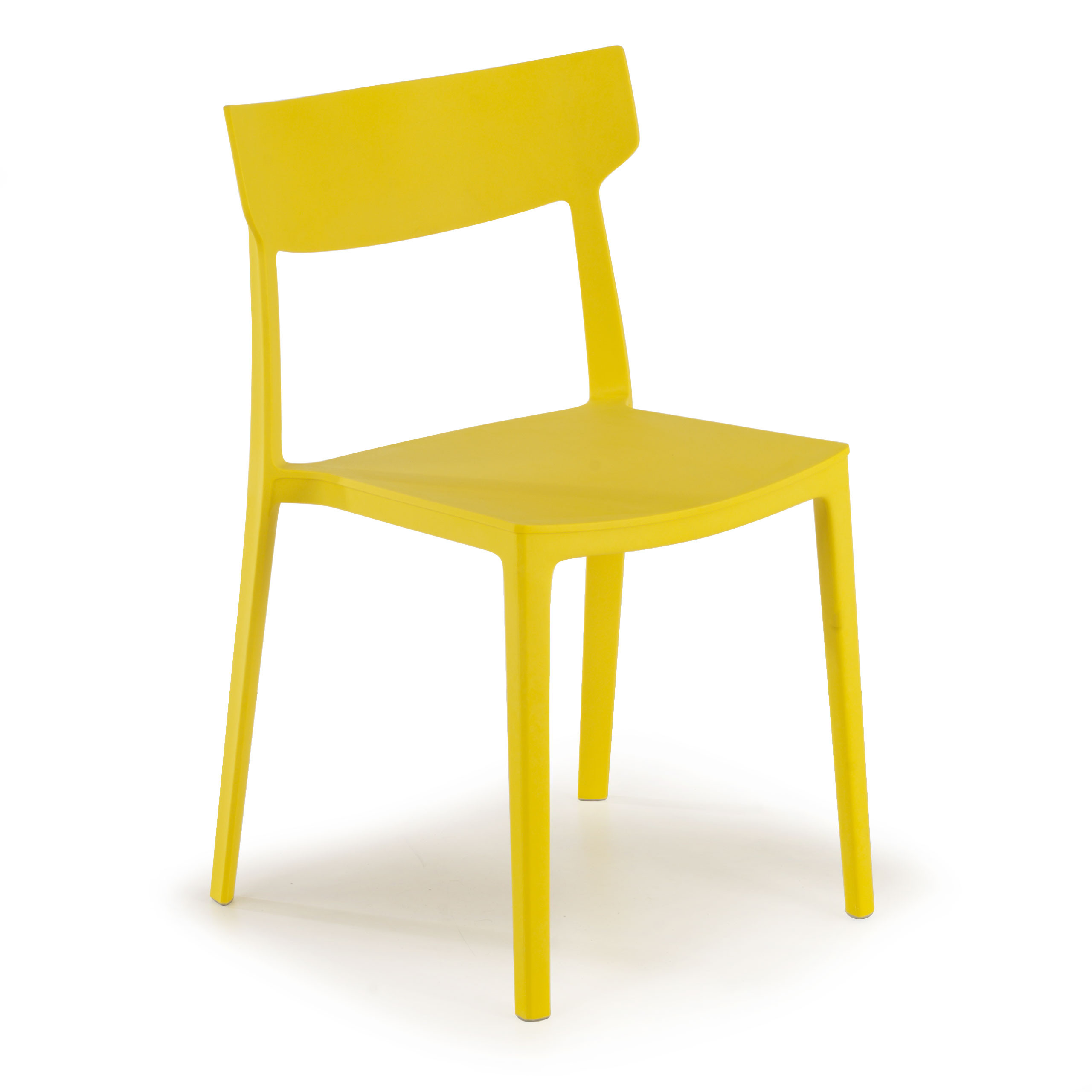silla confidente amarillo folk plastico 1