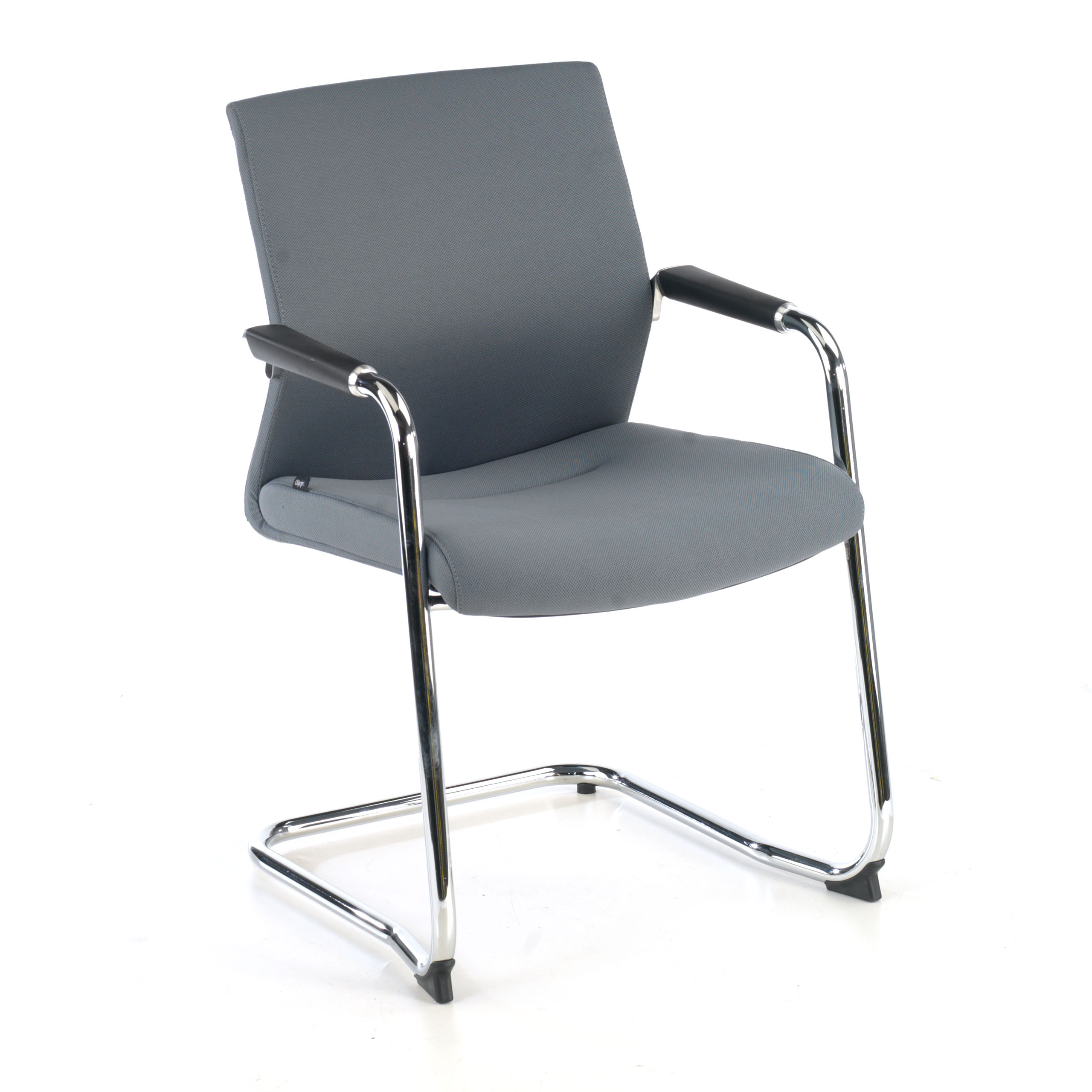 silla confidente gris tivoli tejido tela 1
