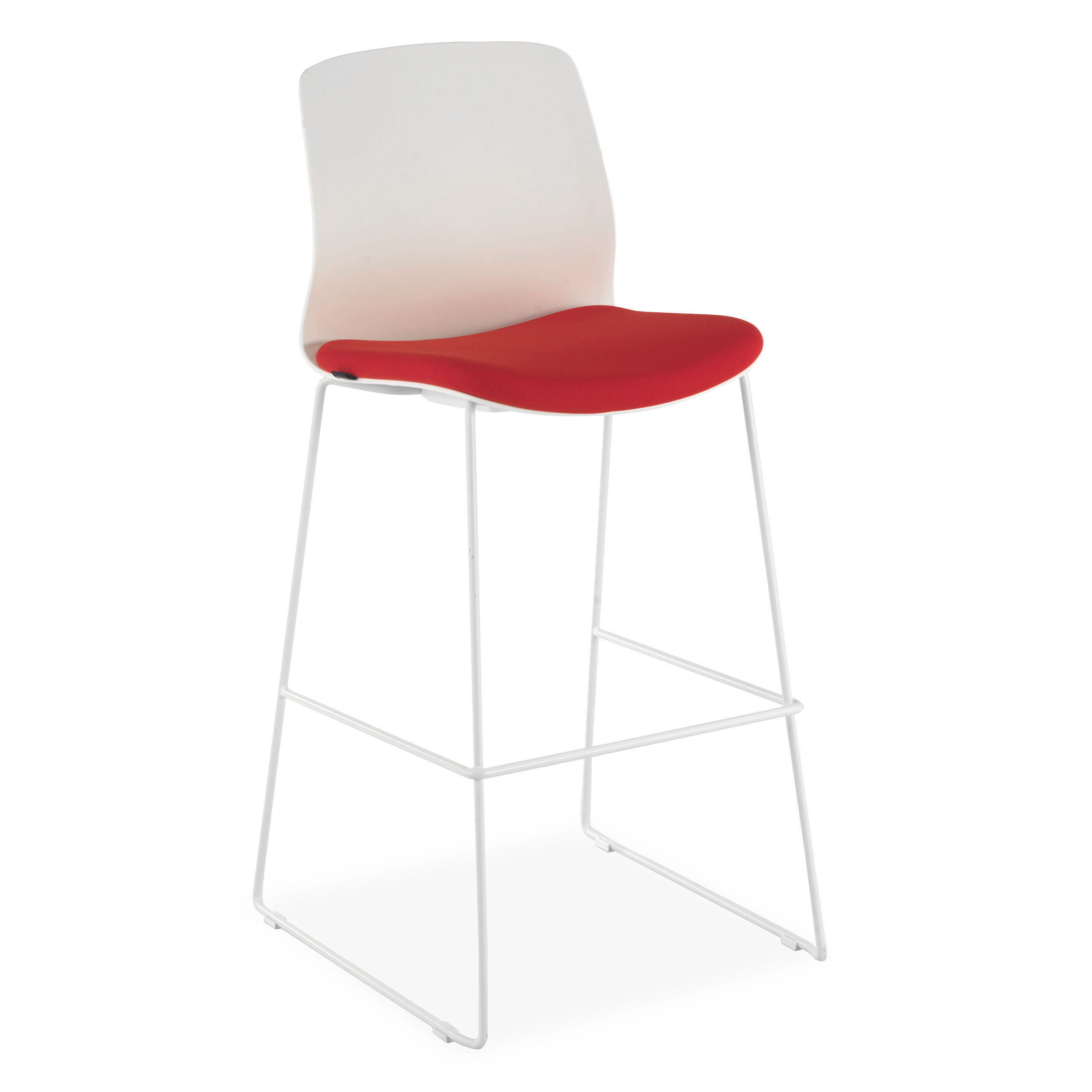 taburete de oficina rojo nexus taburete de oficina tela 1