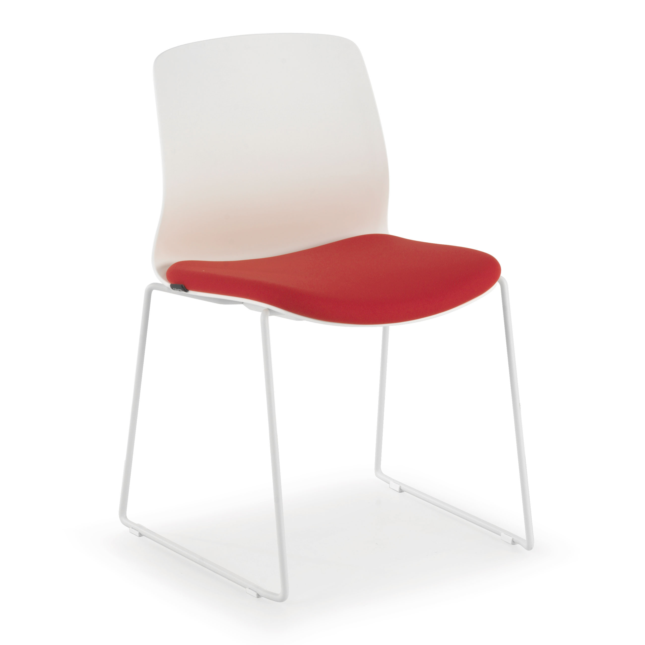 silla confidente rojo nexus silla sin brazos tela 1