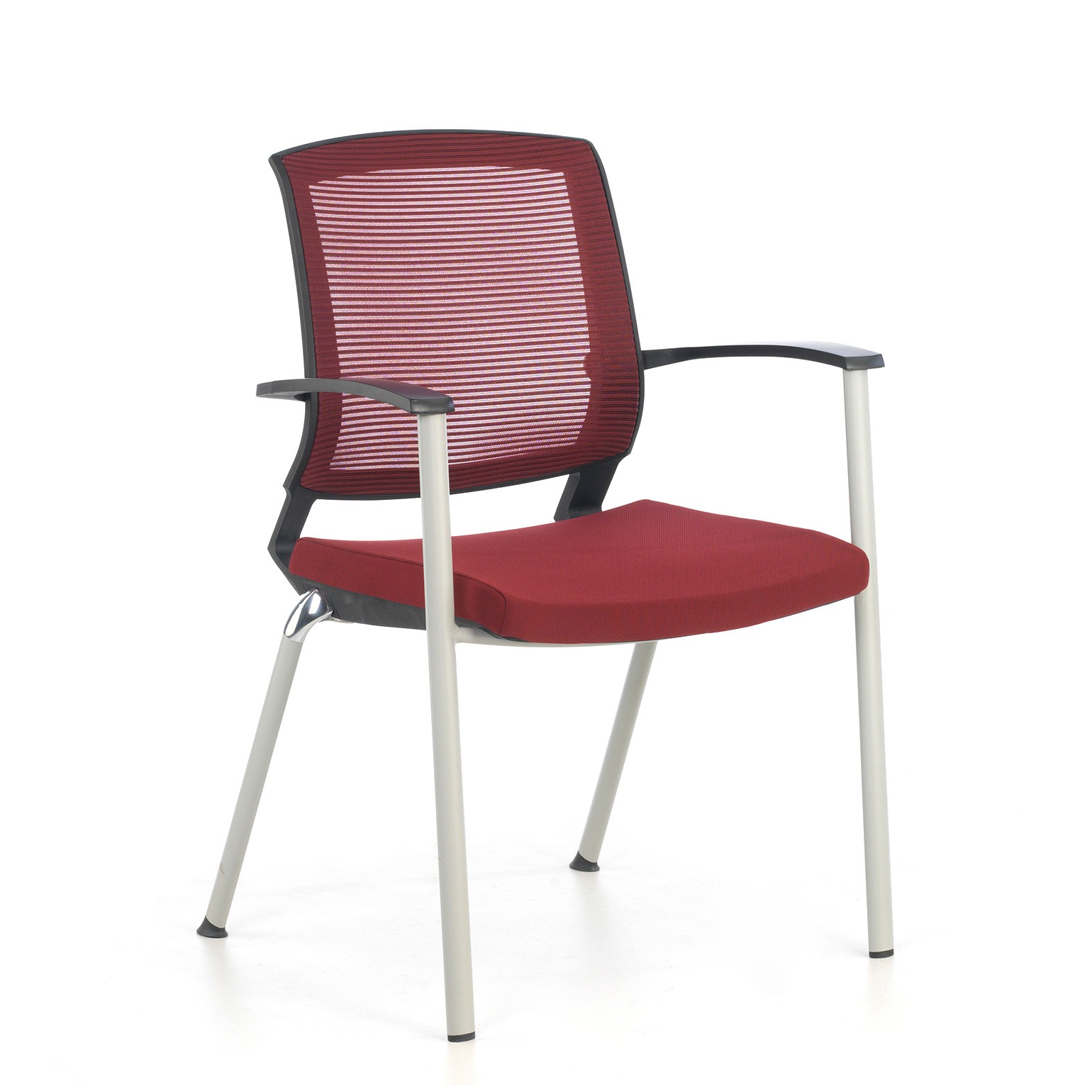silla confidente rojo maya malla 1