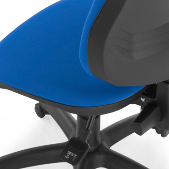 Silla de escritorio giratoria Eco2 azul