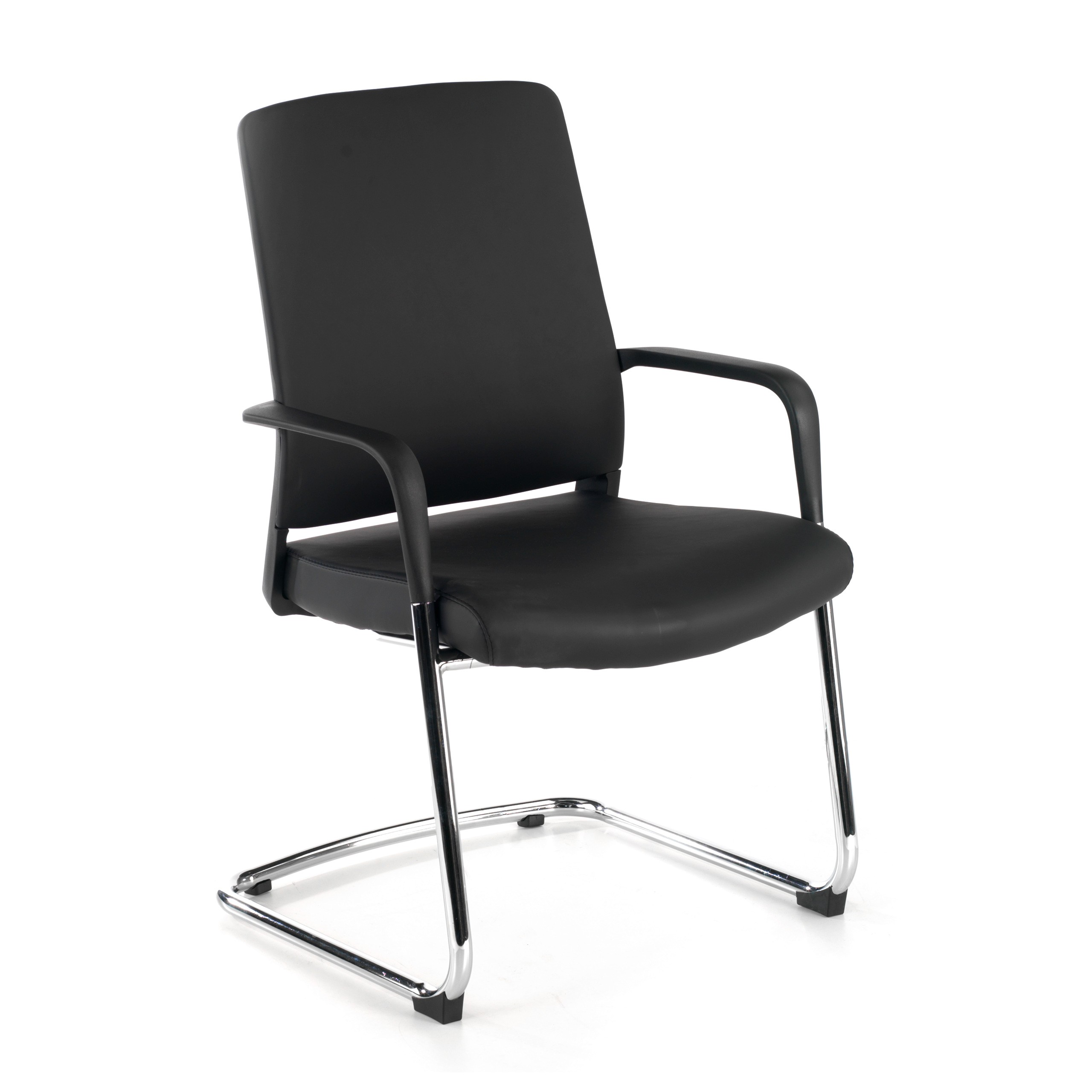 silla confidente negro dante ecopiel piel sintetica 1