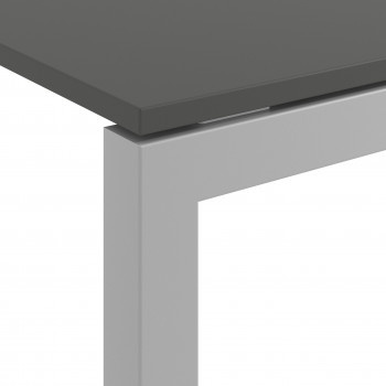 Mesa de escritorio Kubika fondo 60 estructura aluminio