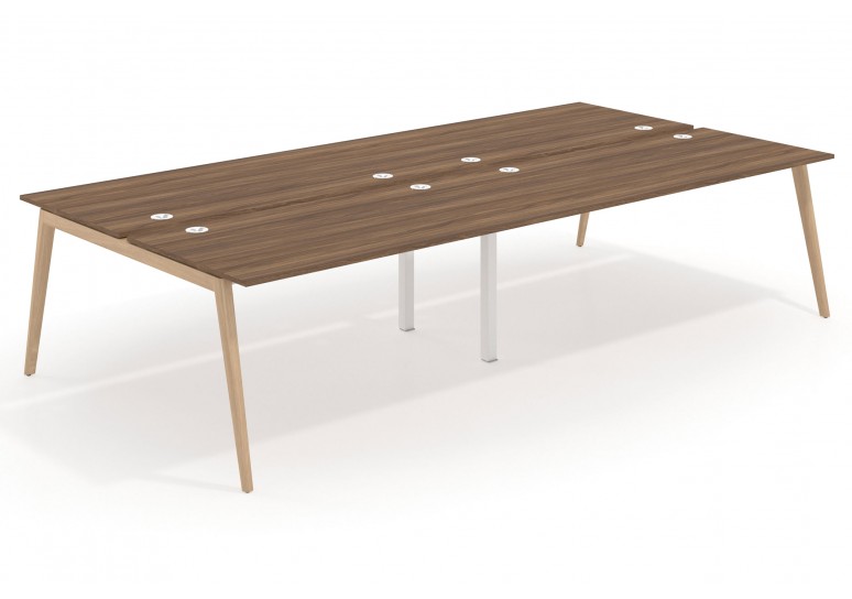 Mesa multipuesto bench doble serie Forest 166