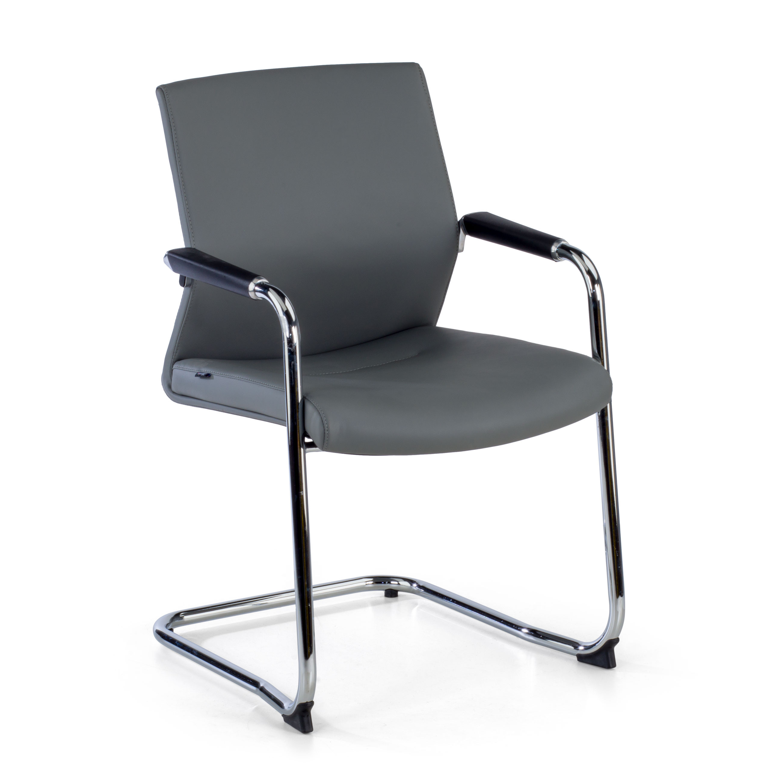 silla confidente gris tivoli ecopiel piel sintetica 1