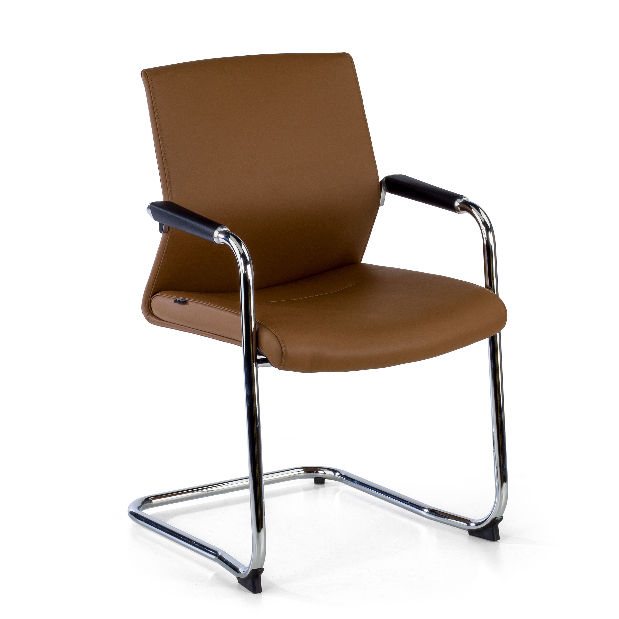 silla confidente marron tivoli ecopiel piel sintetica 1