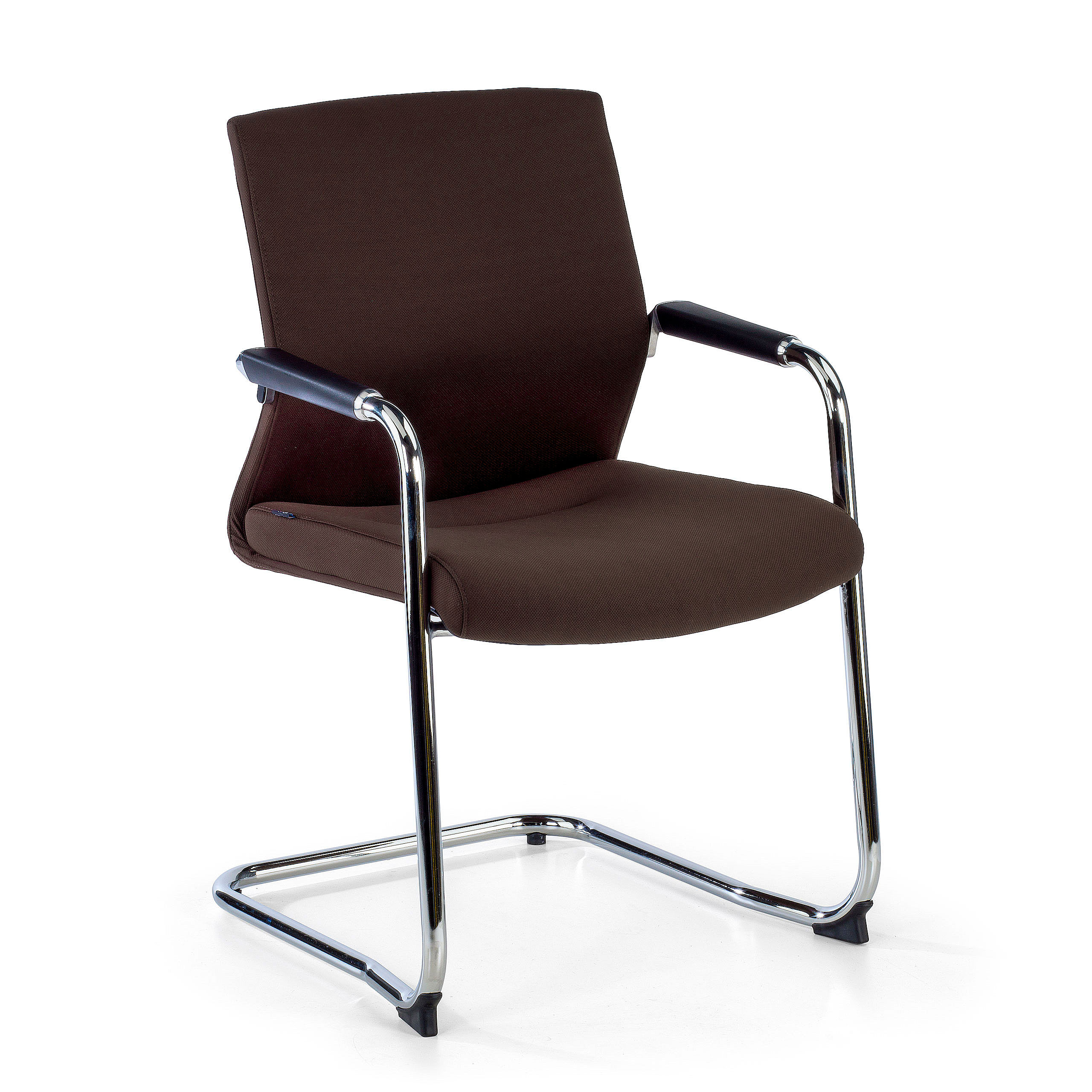 silla confidente marron tivoli tejido tela 1