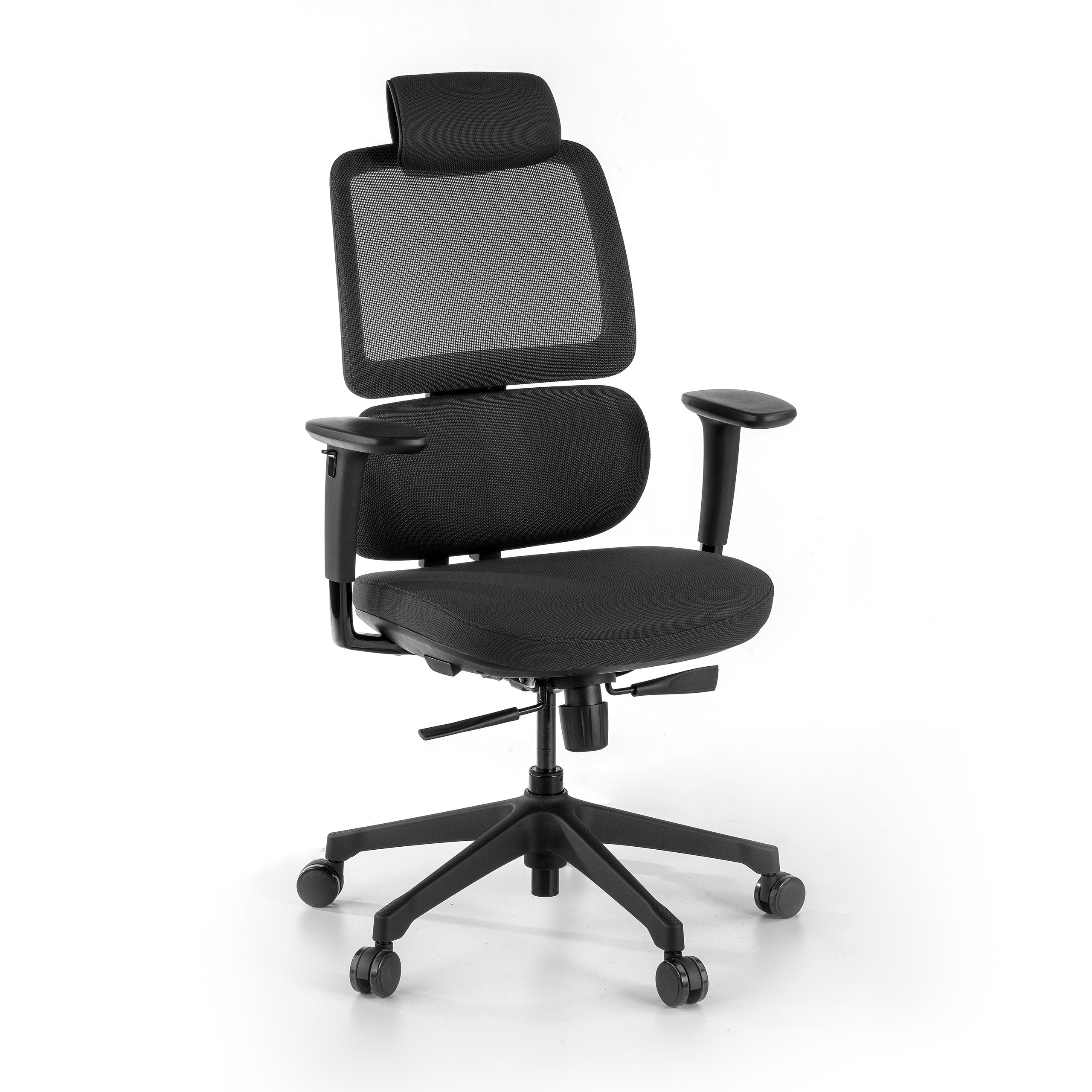 silla ergonomica negro focus malla 1