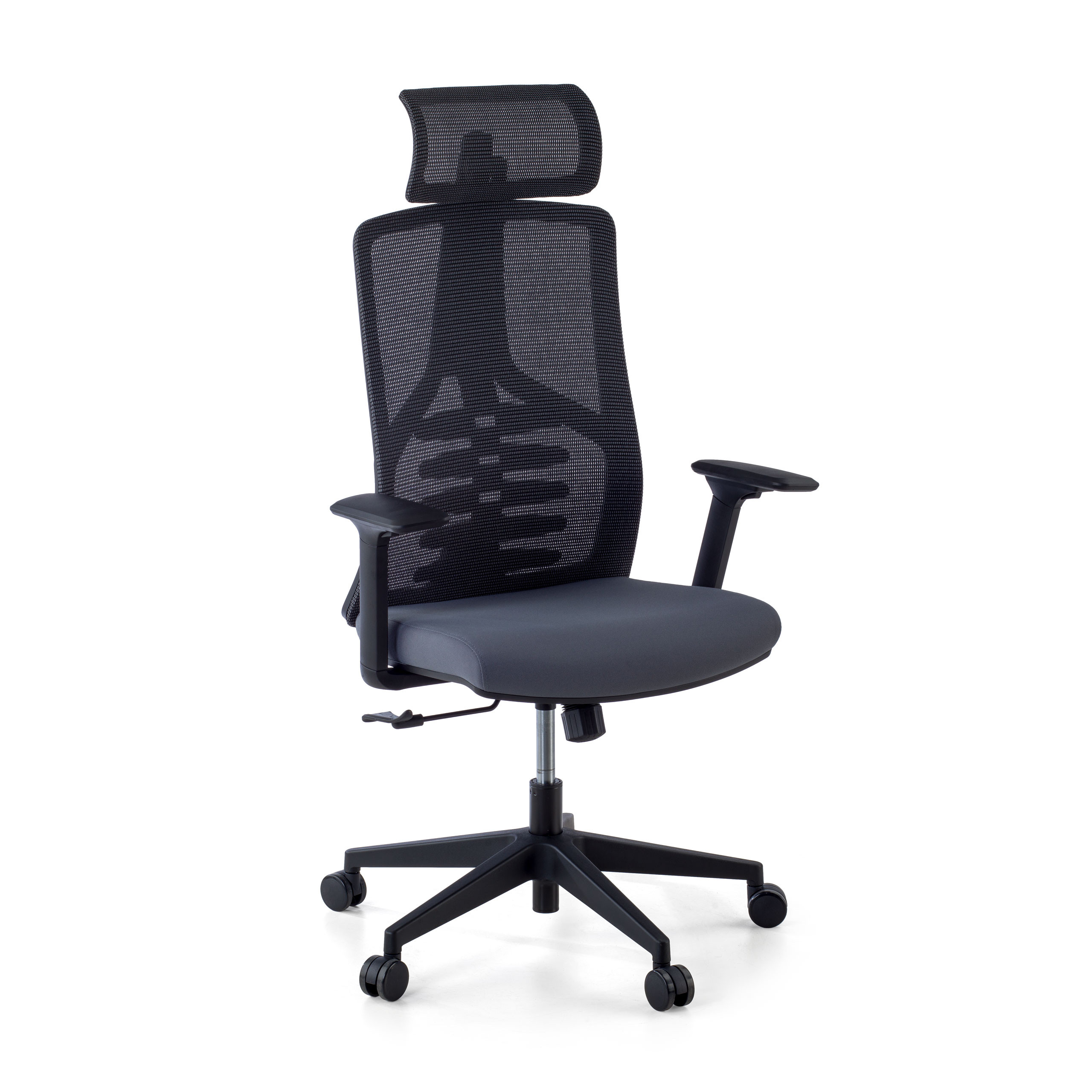 silla ergonomica gris tekno malla 1