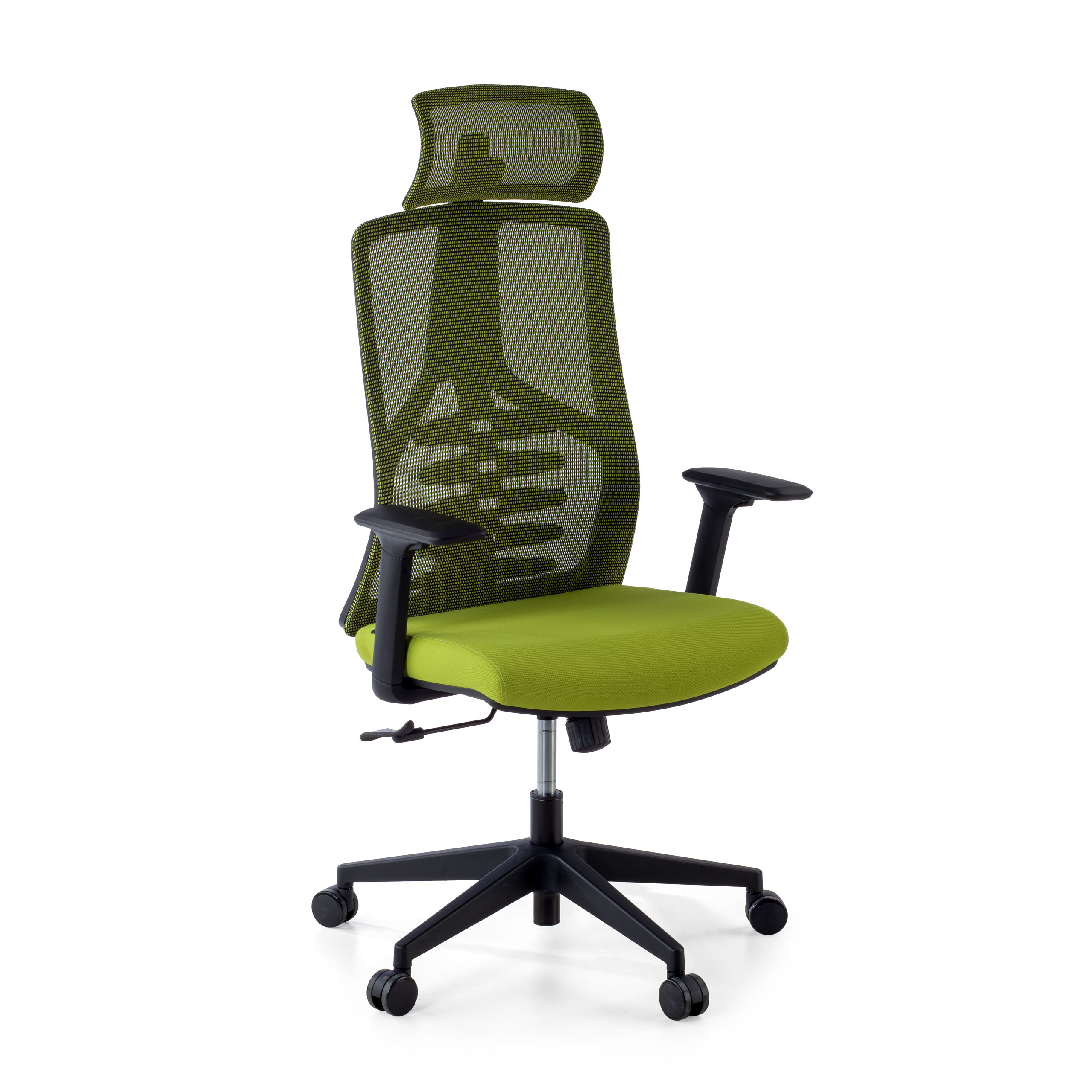 silla ergonomica verde tekno malla 1