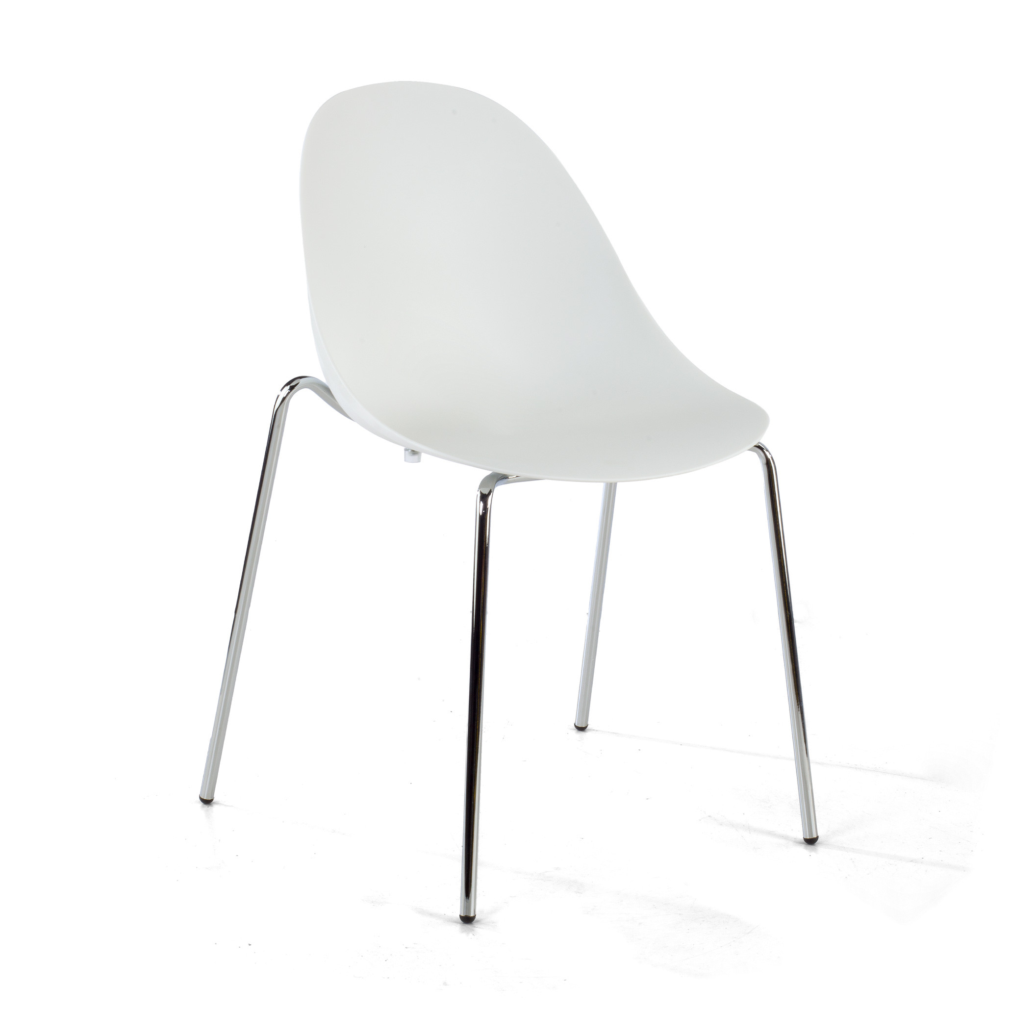 silla confidente blanco flow 4 patas plastico 1