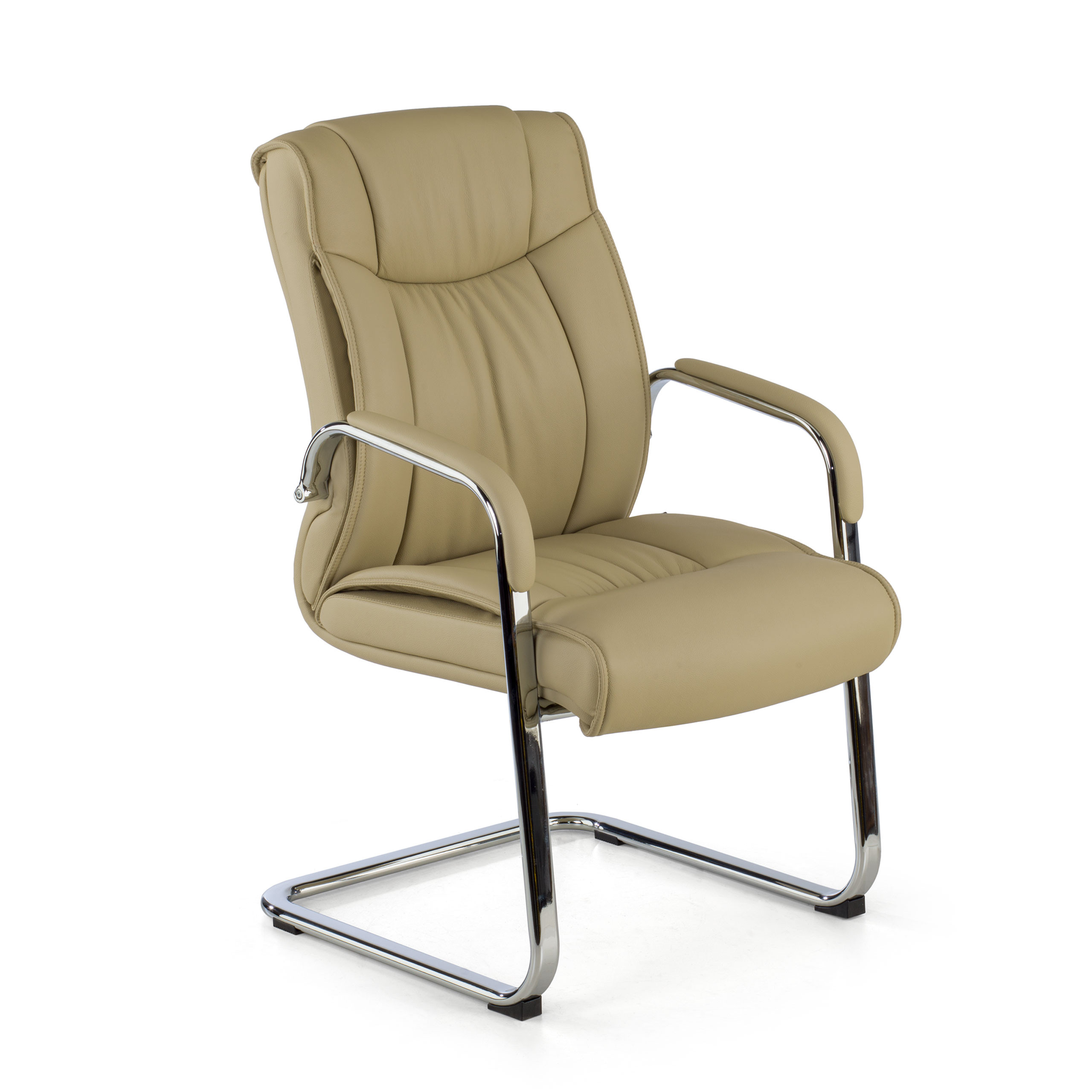silla confidente beige bahia patin piel natural piel natural 1