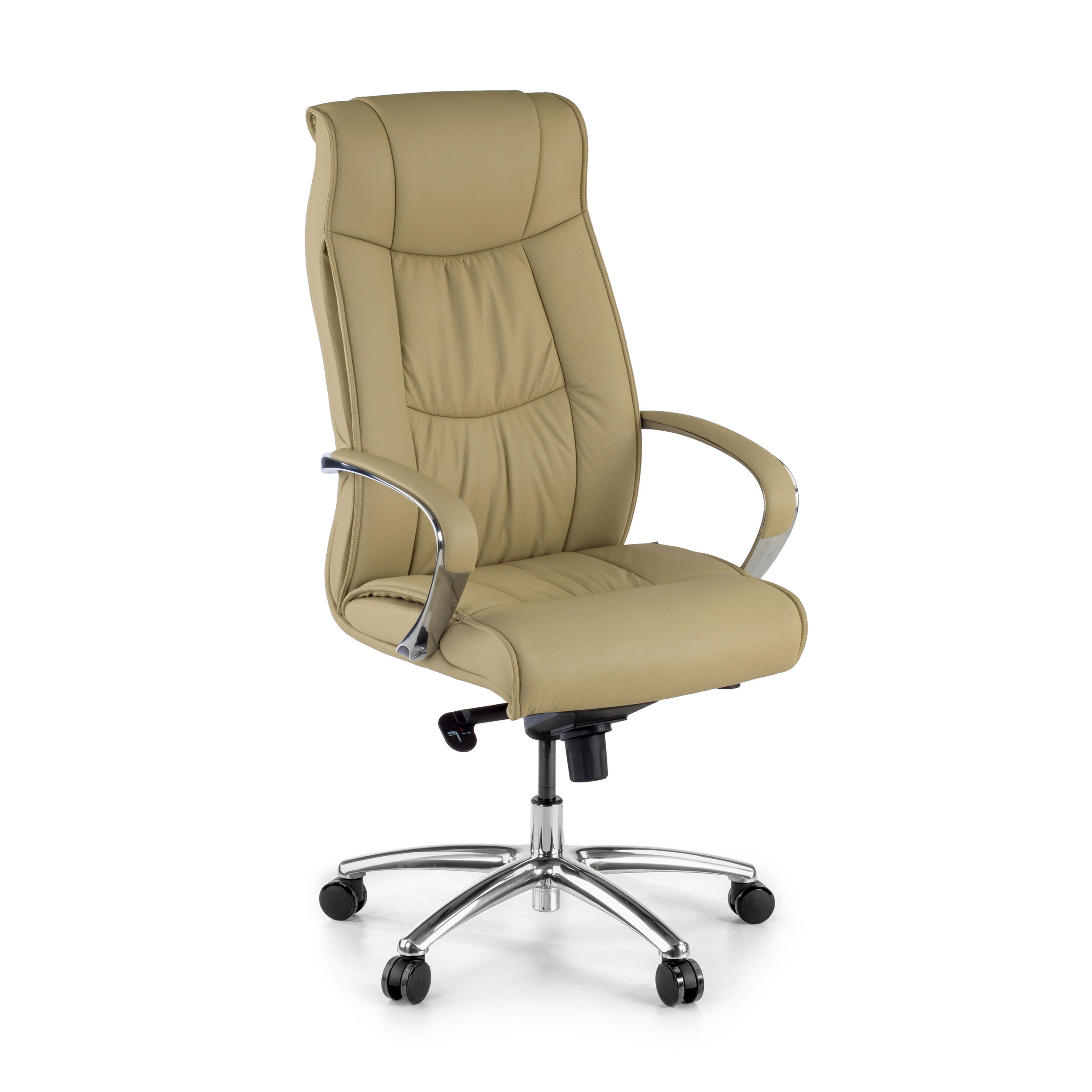 sillon de oficina beige bahia respaldo ato piel natural piel natural 1