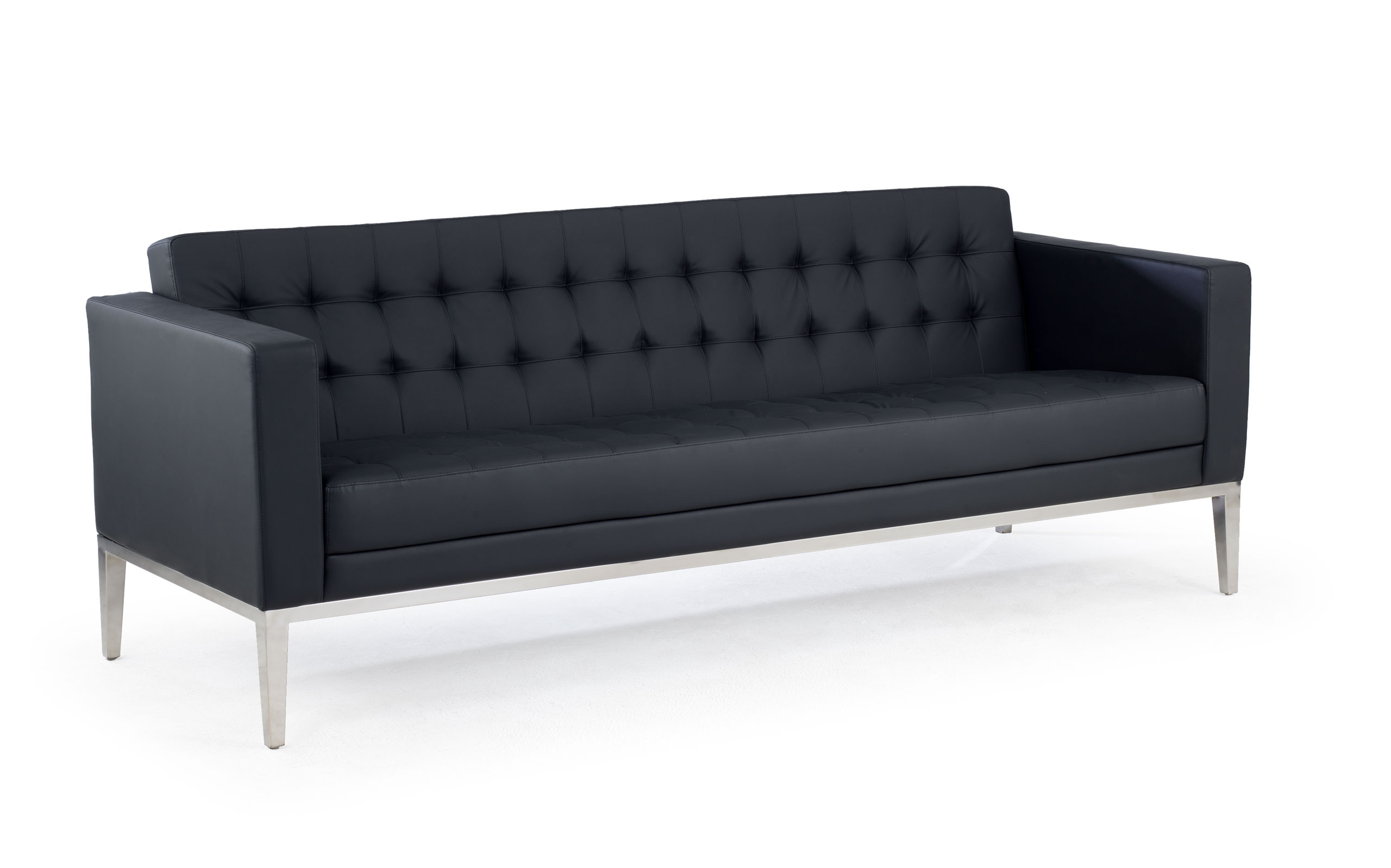 sofa para oficina negro chester 1 plaza 1