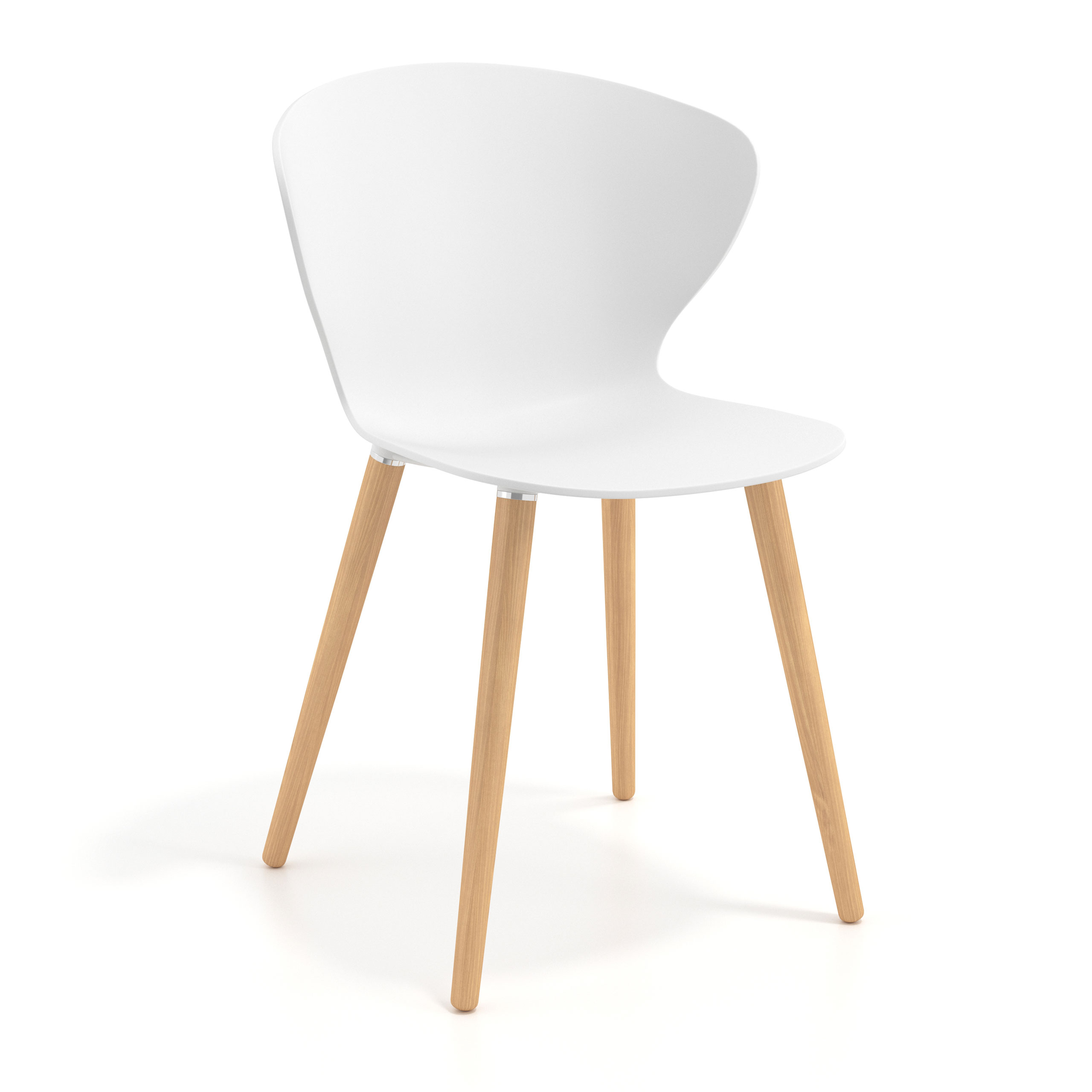 silla nordica blanco wendy patas de madera plastico 1