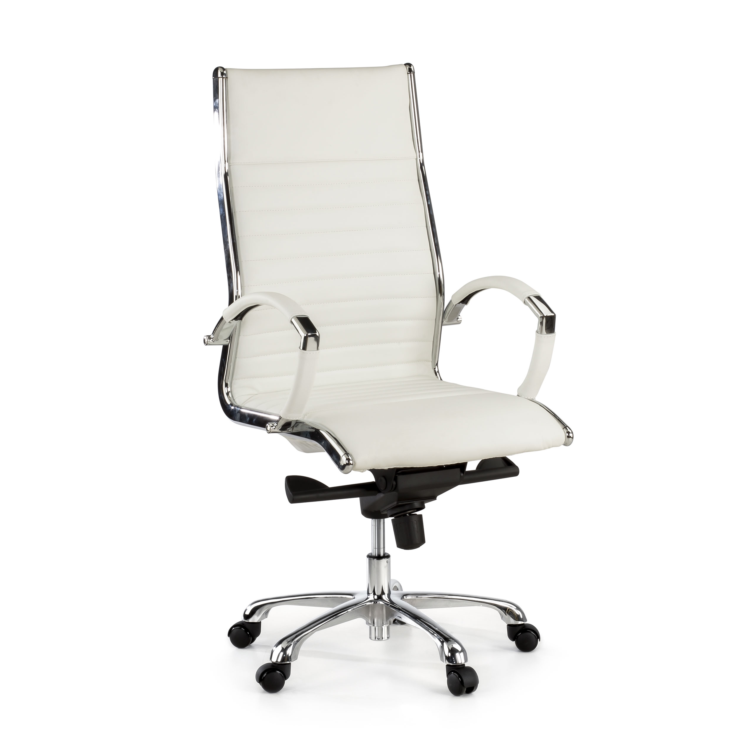 sillon de oficina blanco virginia piel natural piel natural 1