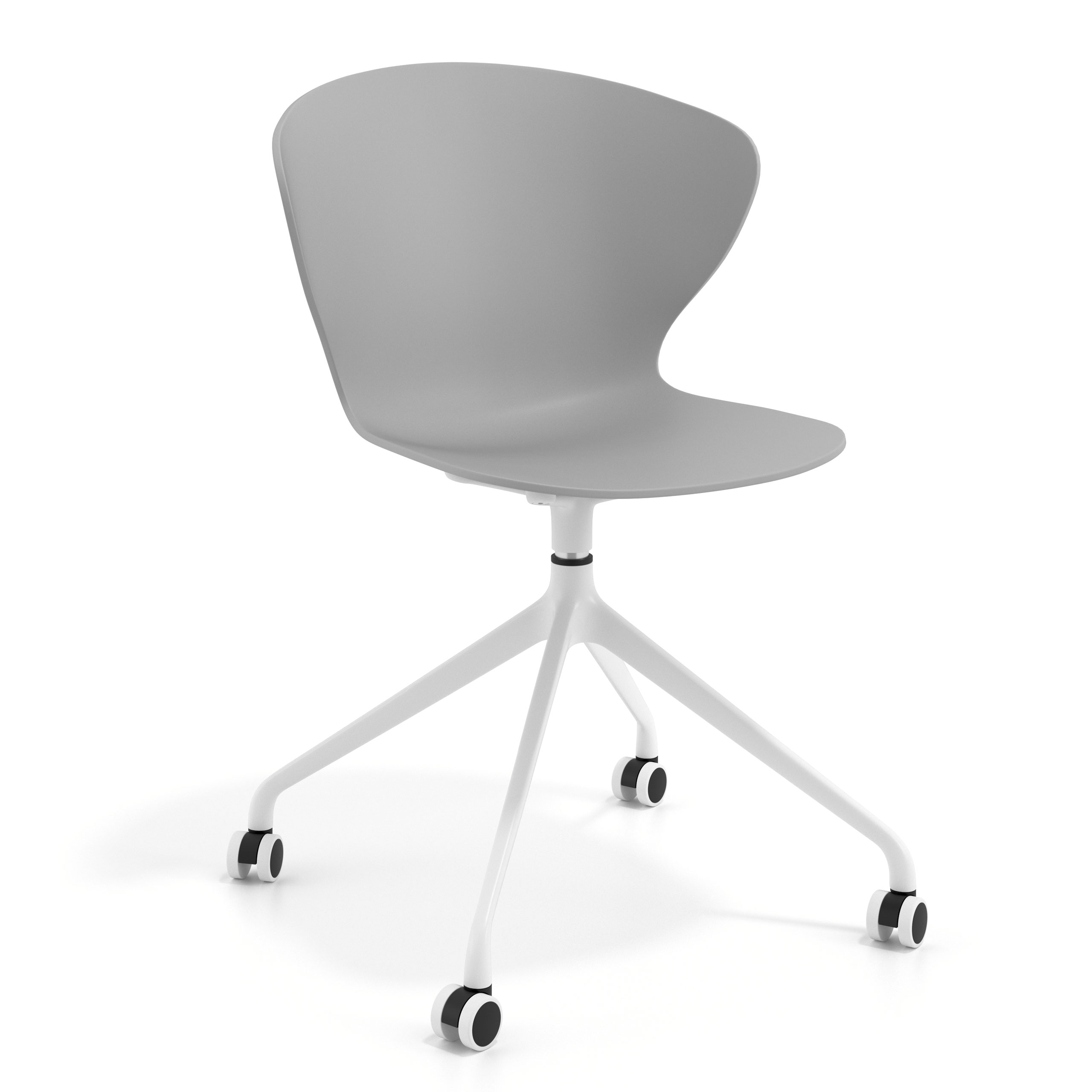 silla de reuniones gris wendy con ruedas plastico 1