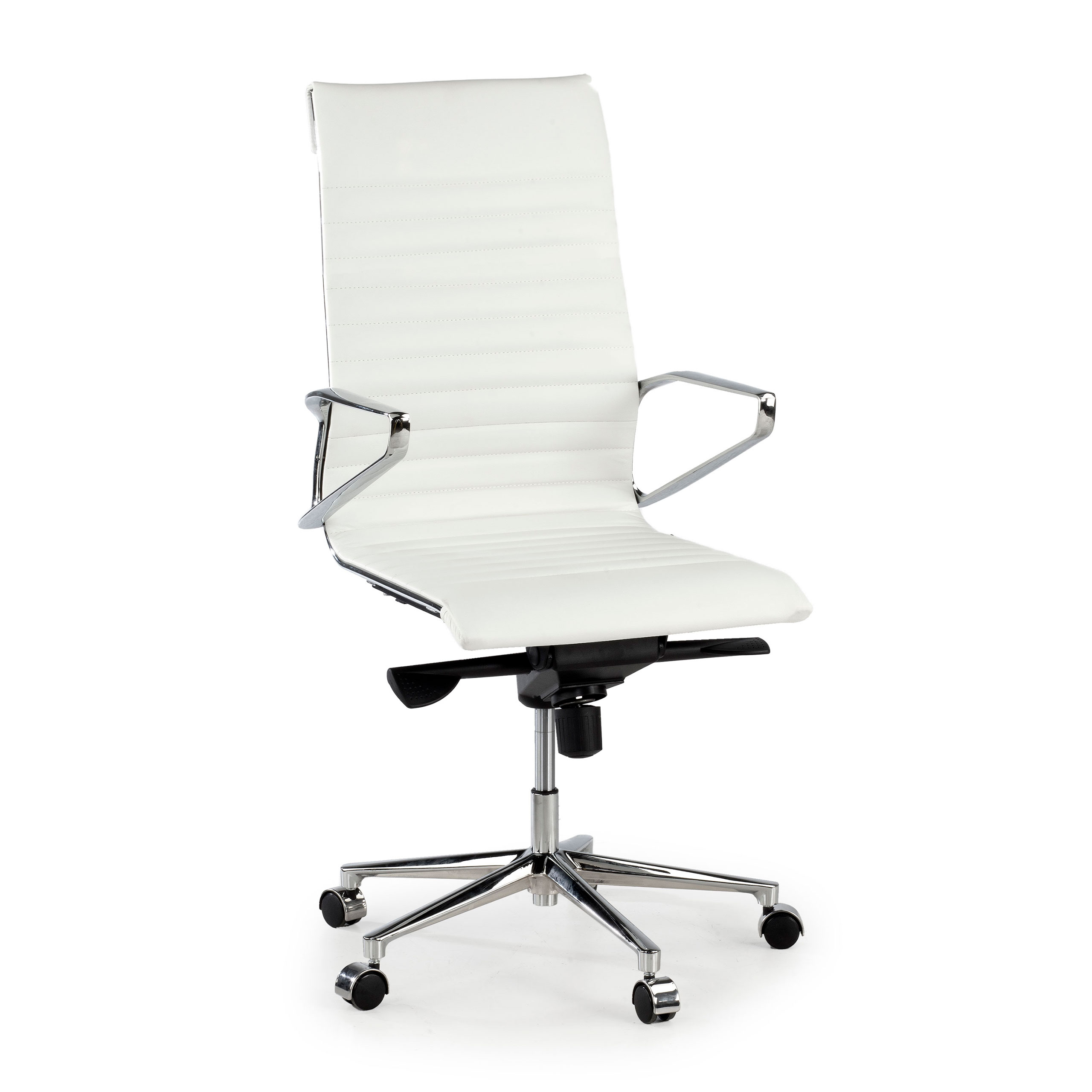 silla ejecutiva blanco forli respaldo alto piel natura piel natural 1