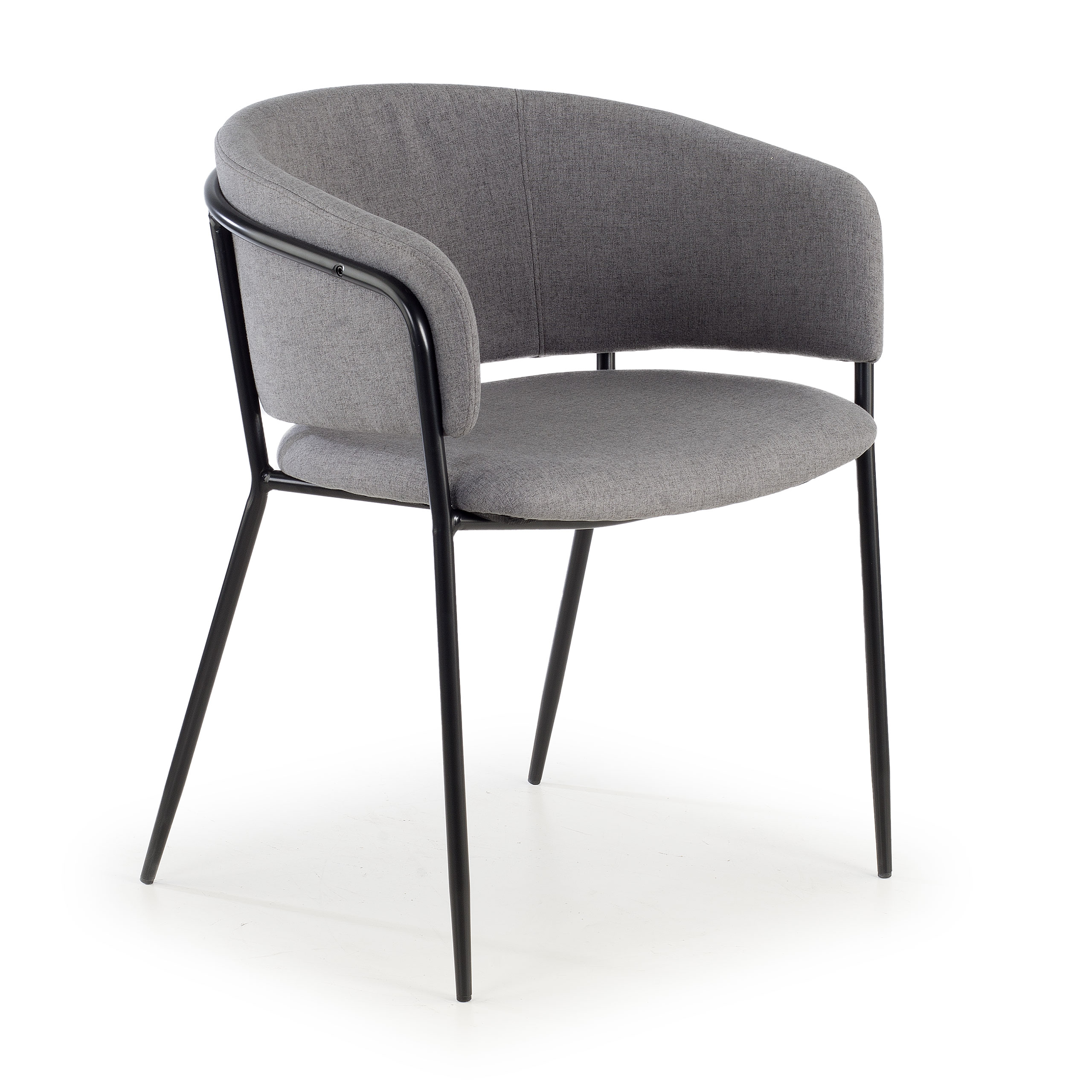 silla confidente negro sophie tela 1