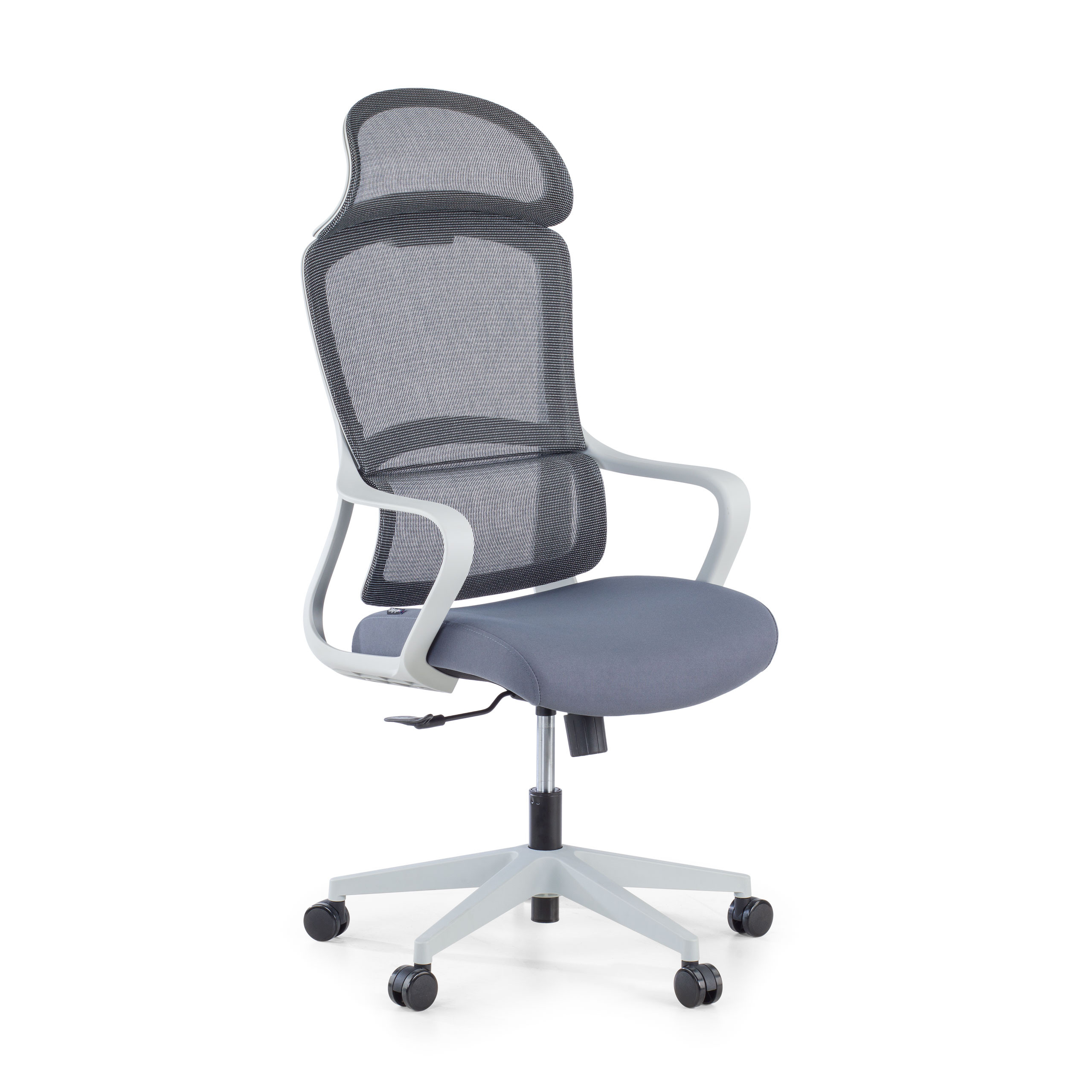 silla giratoria gris astra malla 1