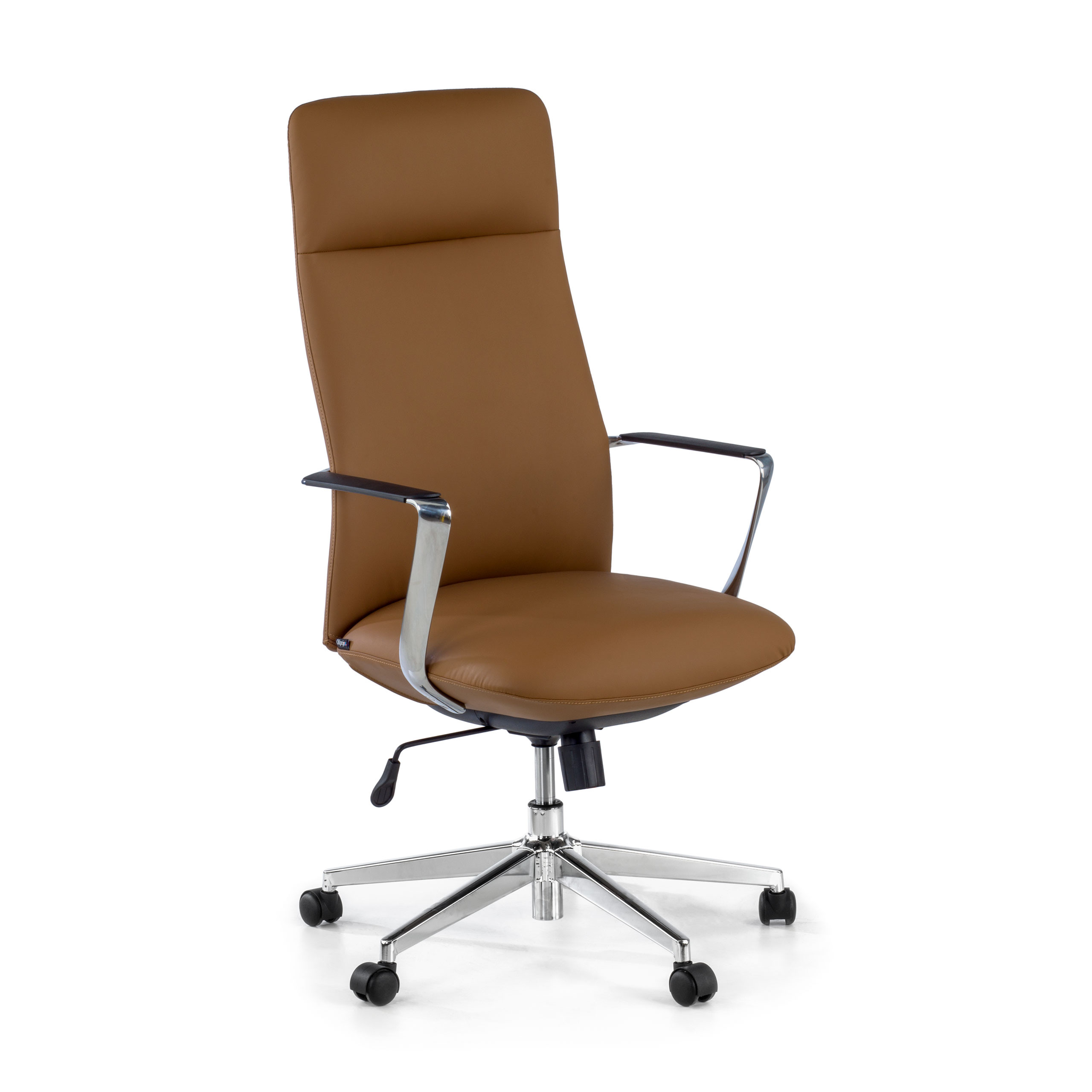 sillon de oficina beige bristol respaldo alto piel sintetica piel sintetica 1