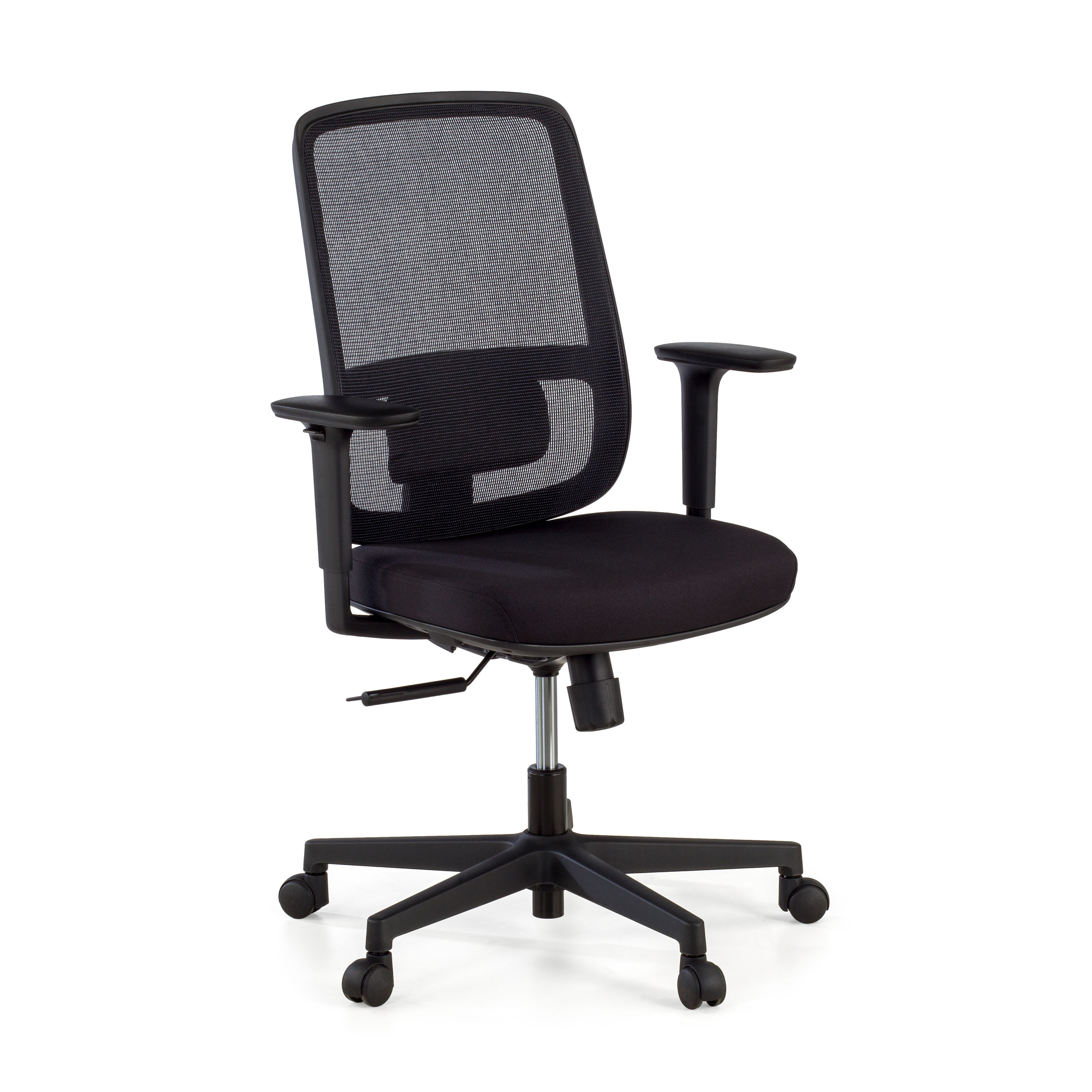 silla teletrabajo negro sugar estructura negra malla 1