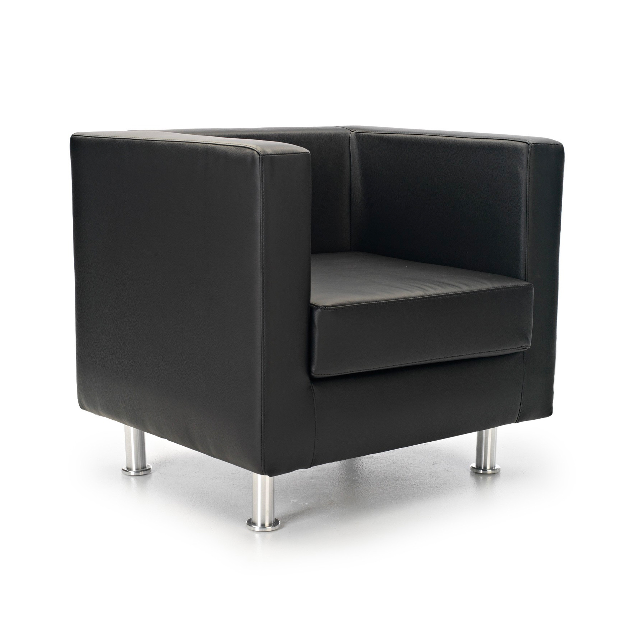 sofa para oficina negro dresden 1 plaza 1