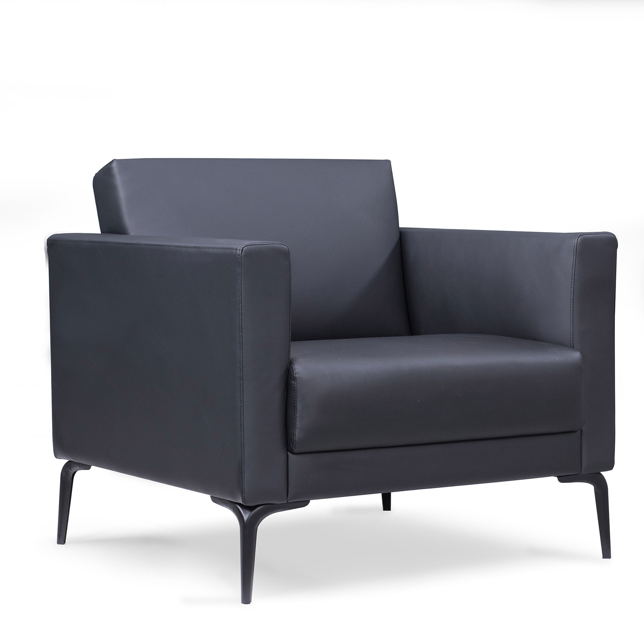 sofa para oficina negro salzburg 1 plaza 1