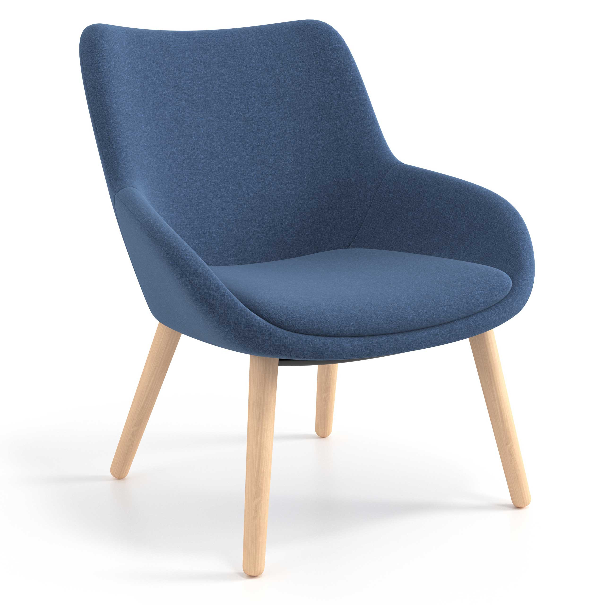 sillon para sala de espera azul capri 1