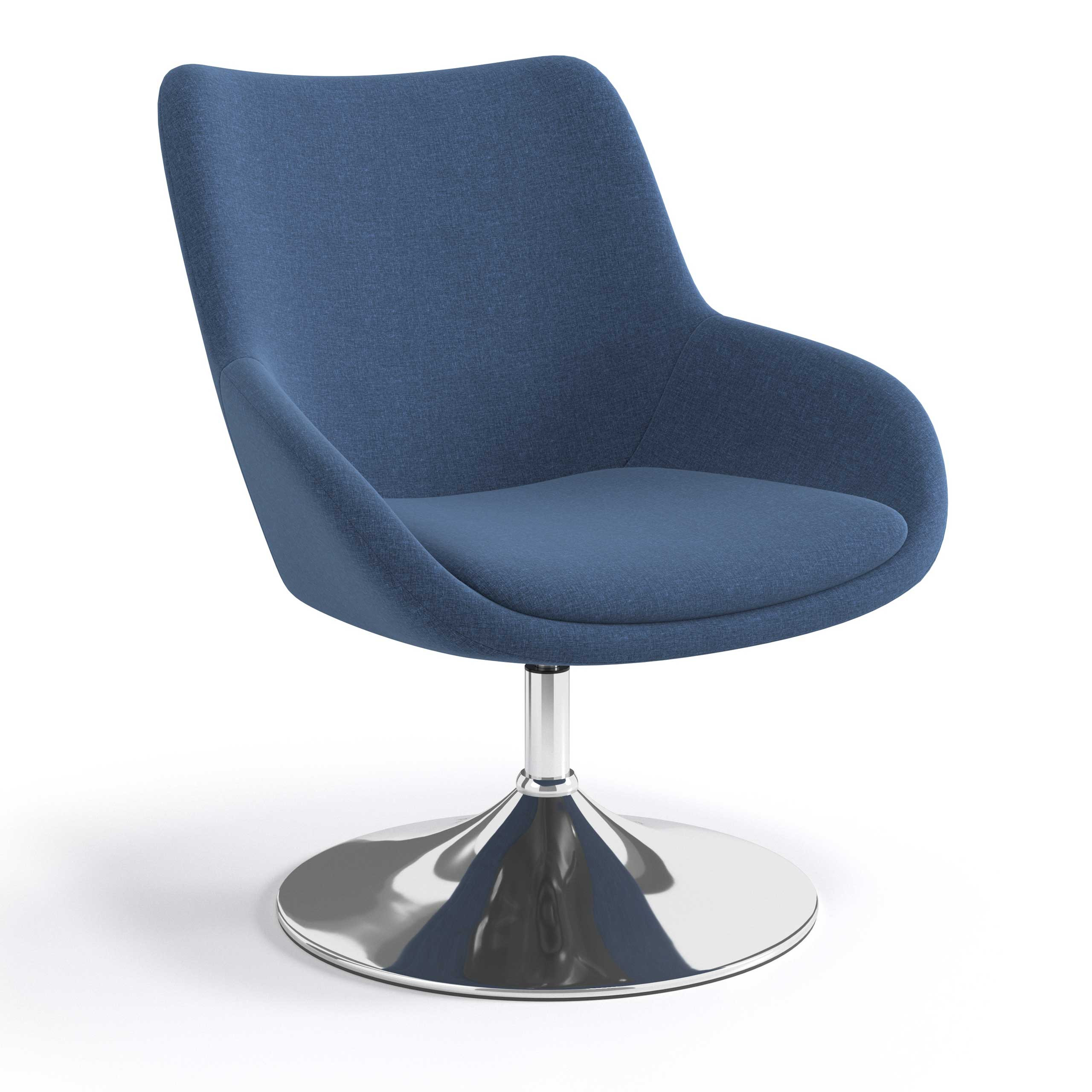 sillon para sala de espera azul capri 1