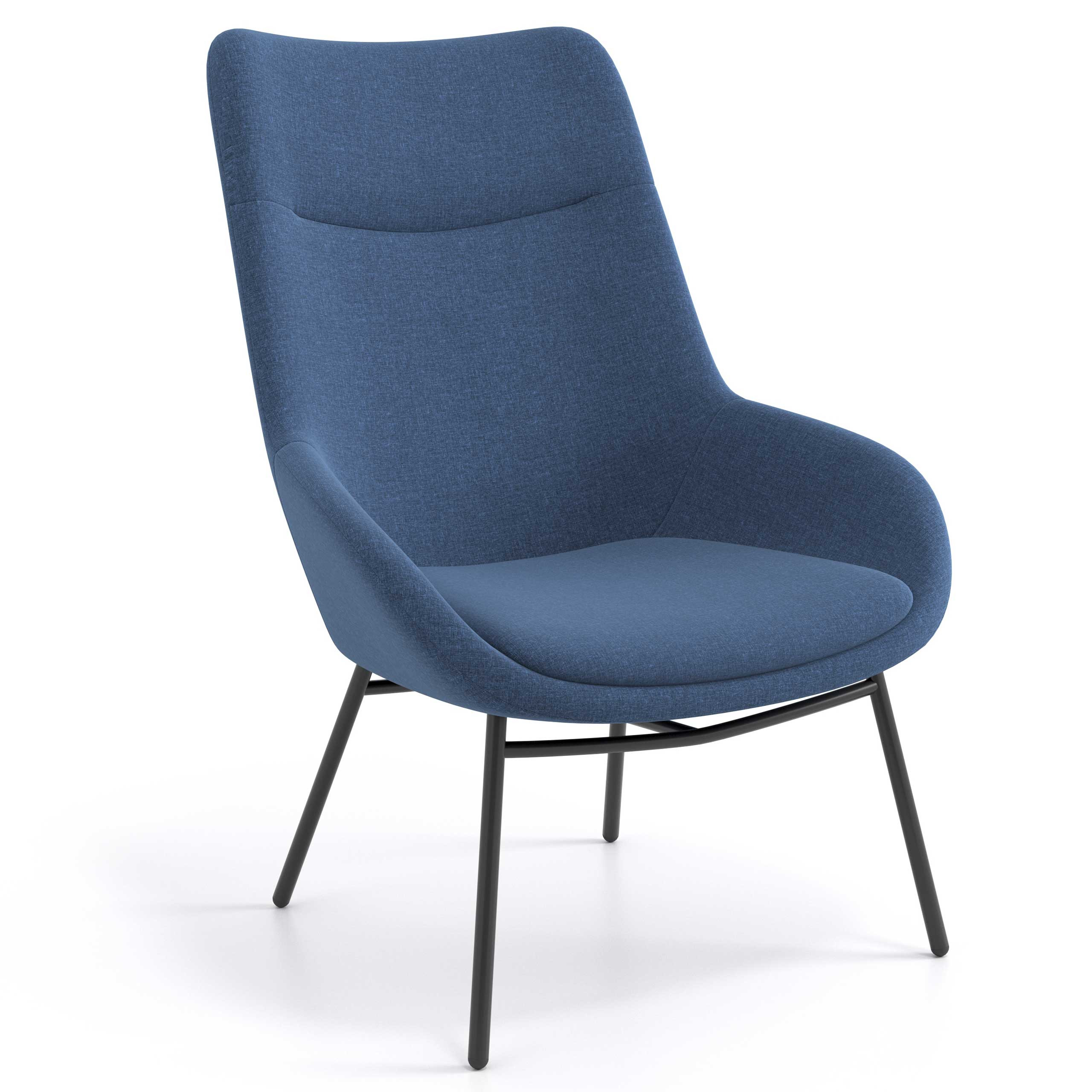 sillon para sala de espera azul capri 1