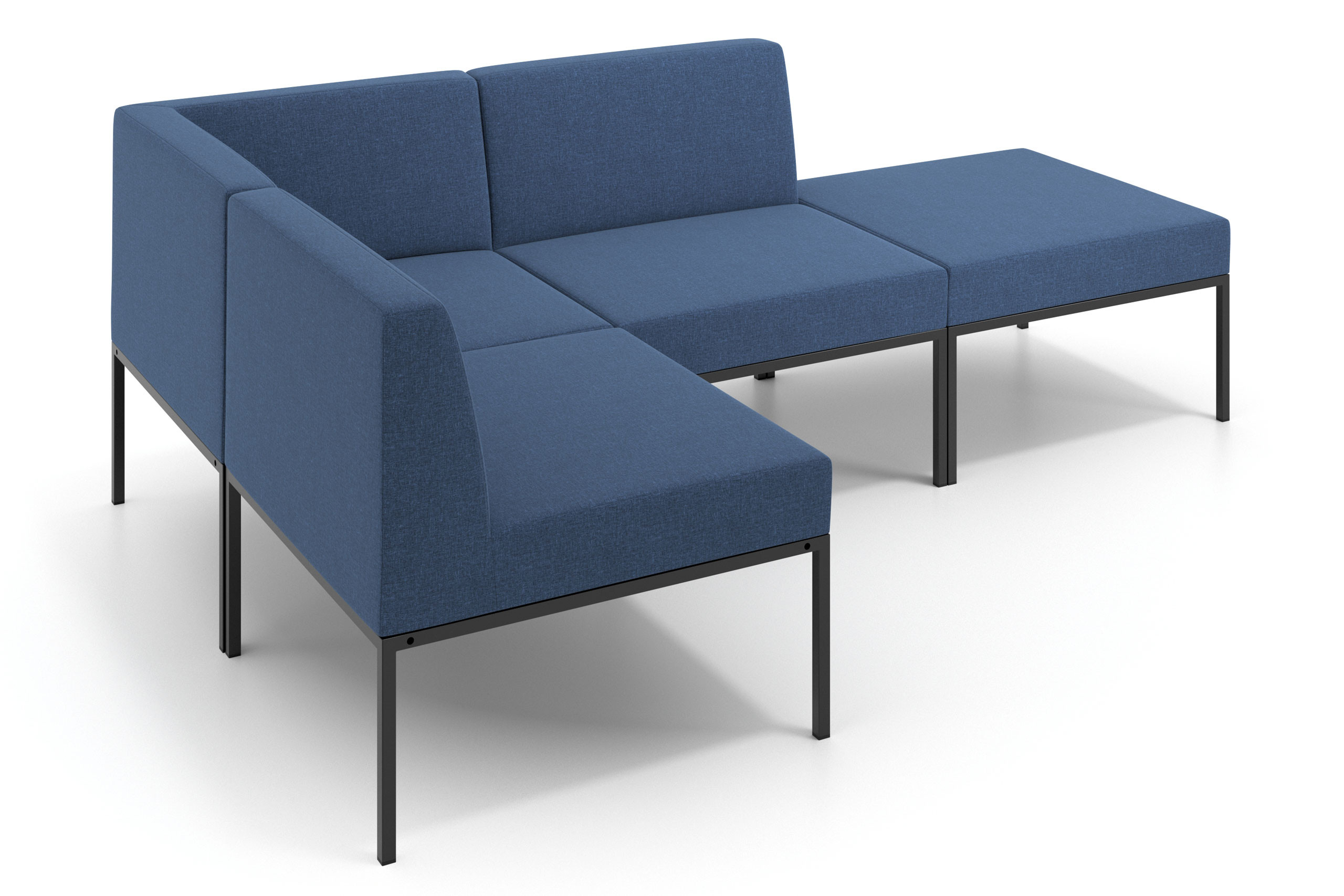 sofa para oficina azul pylos 1