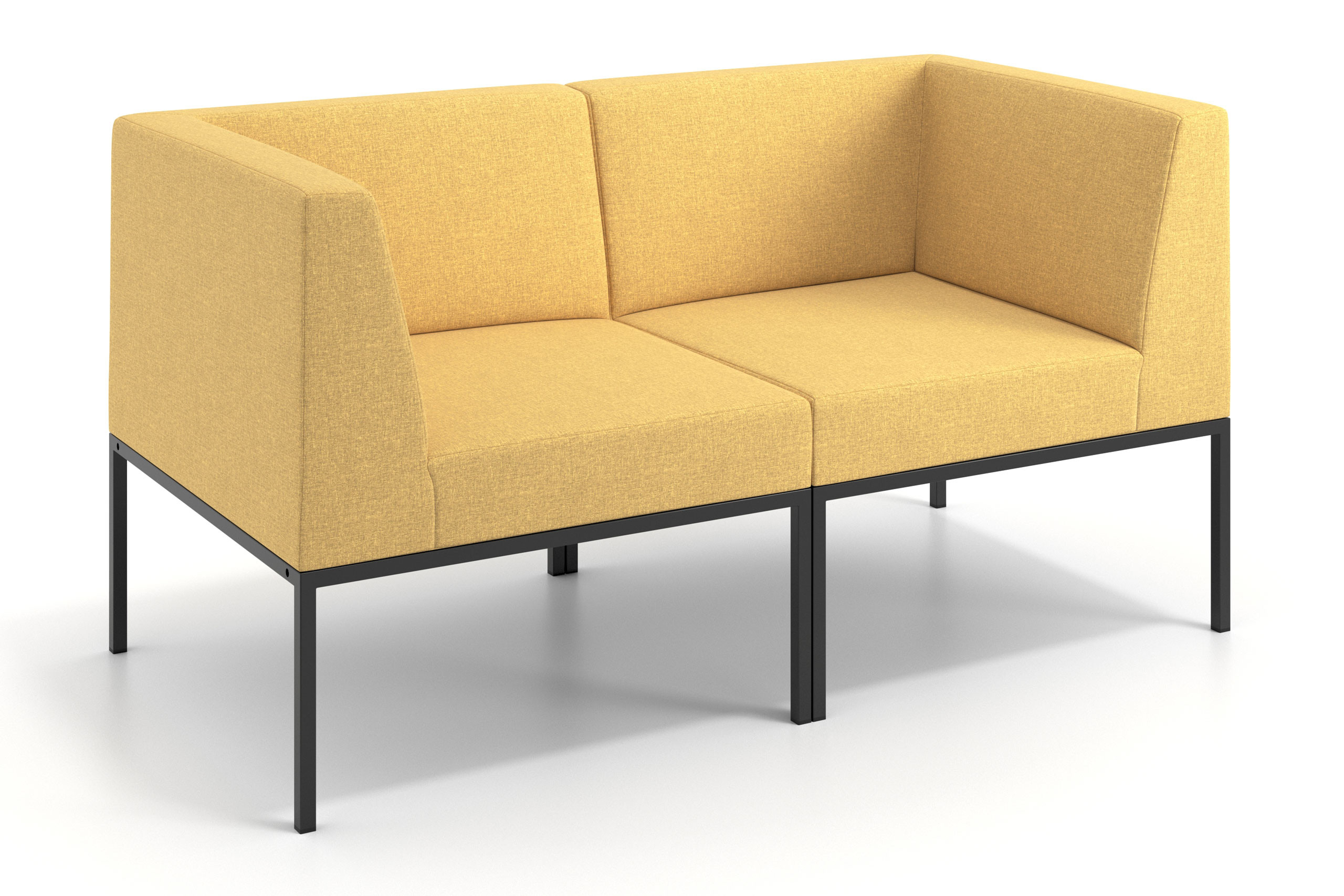 sofa para oficina amarillo pylos 1