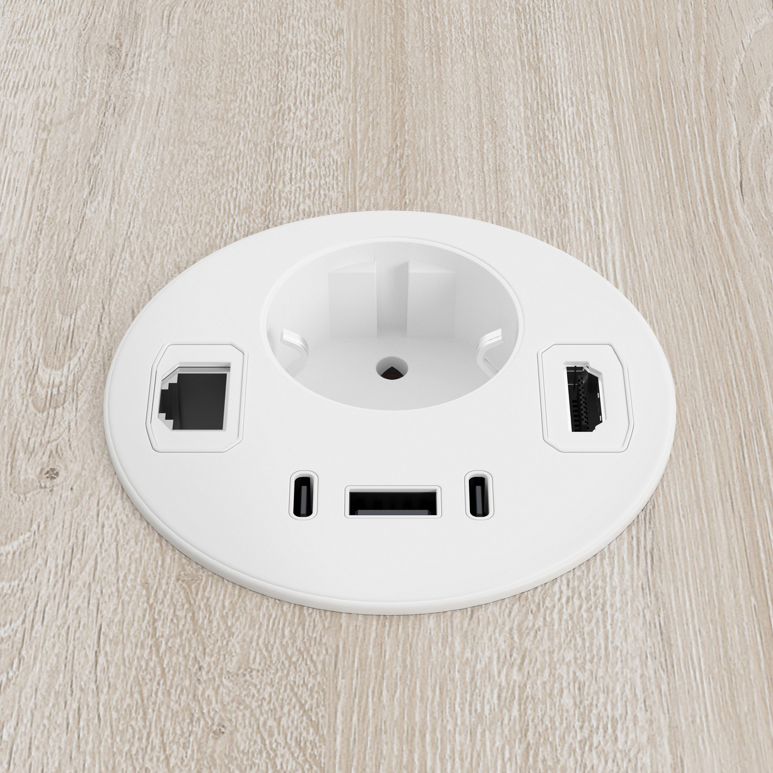 pasacables blanco powerhub 1
