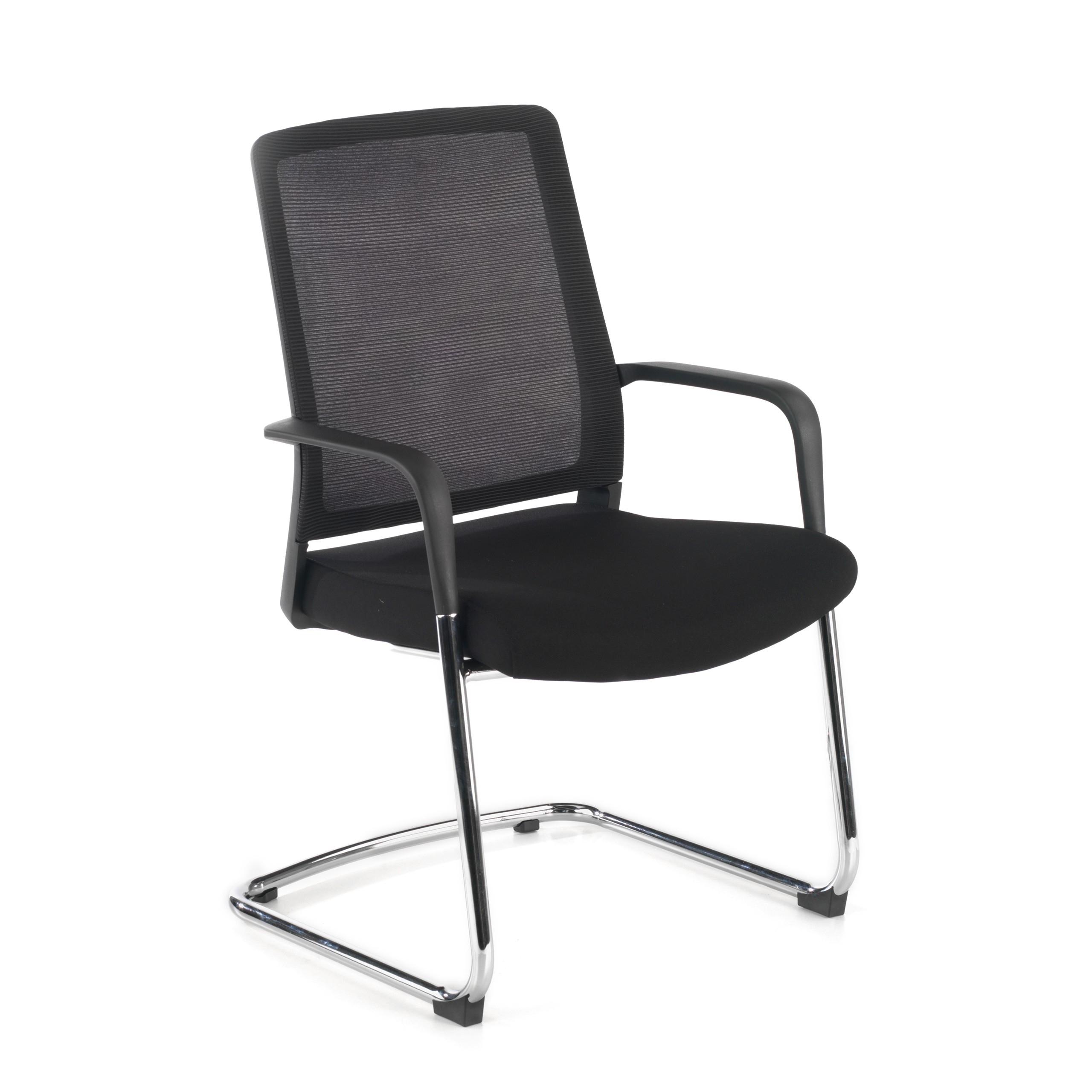 silla confidente negro dante red transpirable malla 1