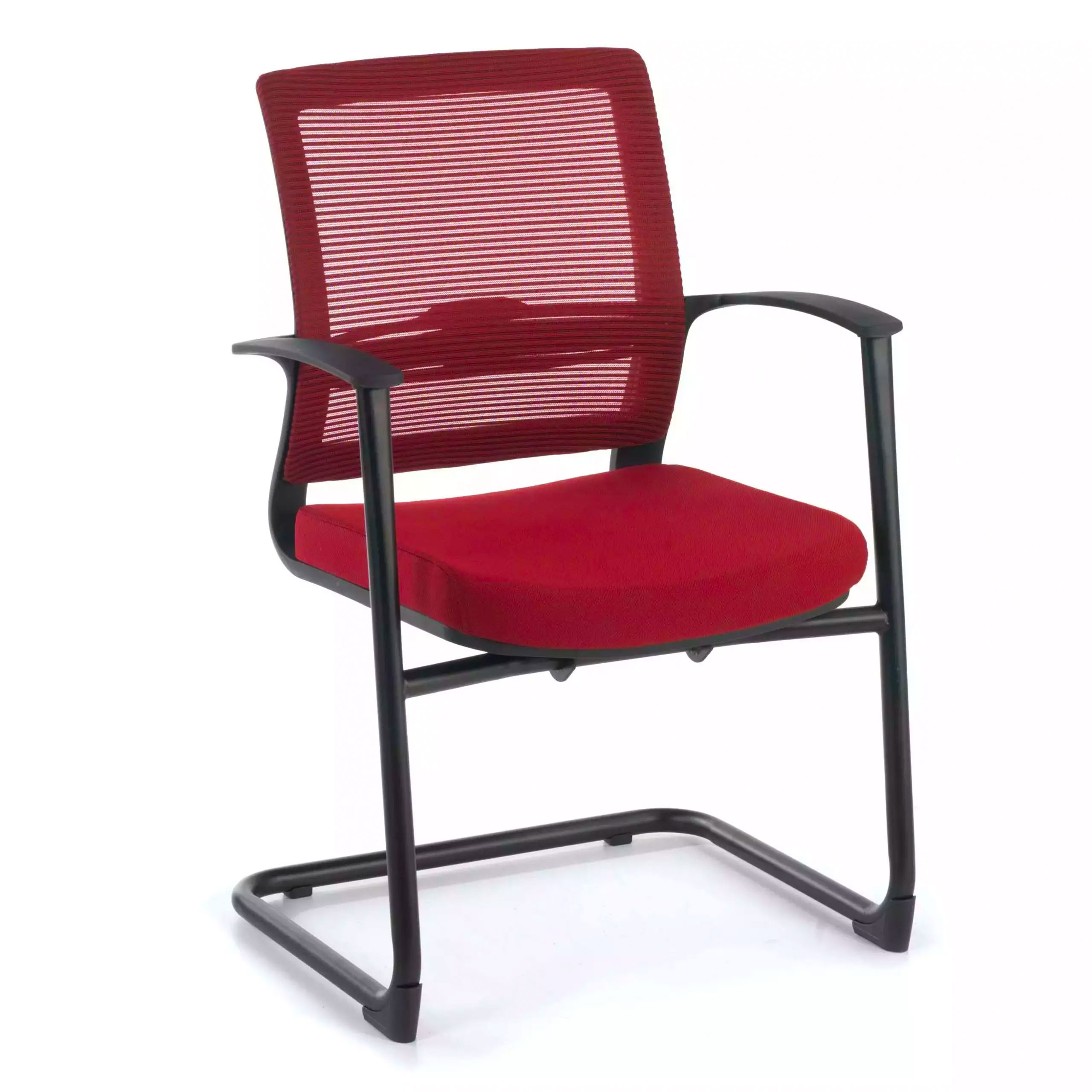 silla confidente rojo diva malla 1