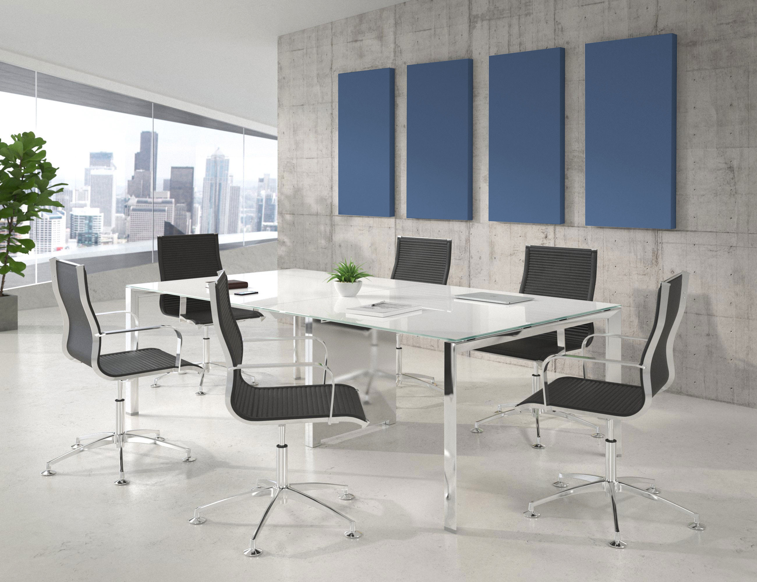 pantalla acustica navy blue emma 1