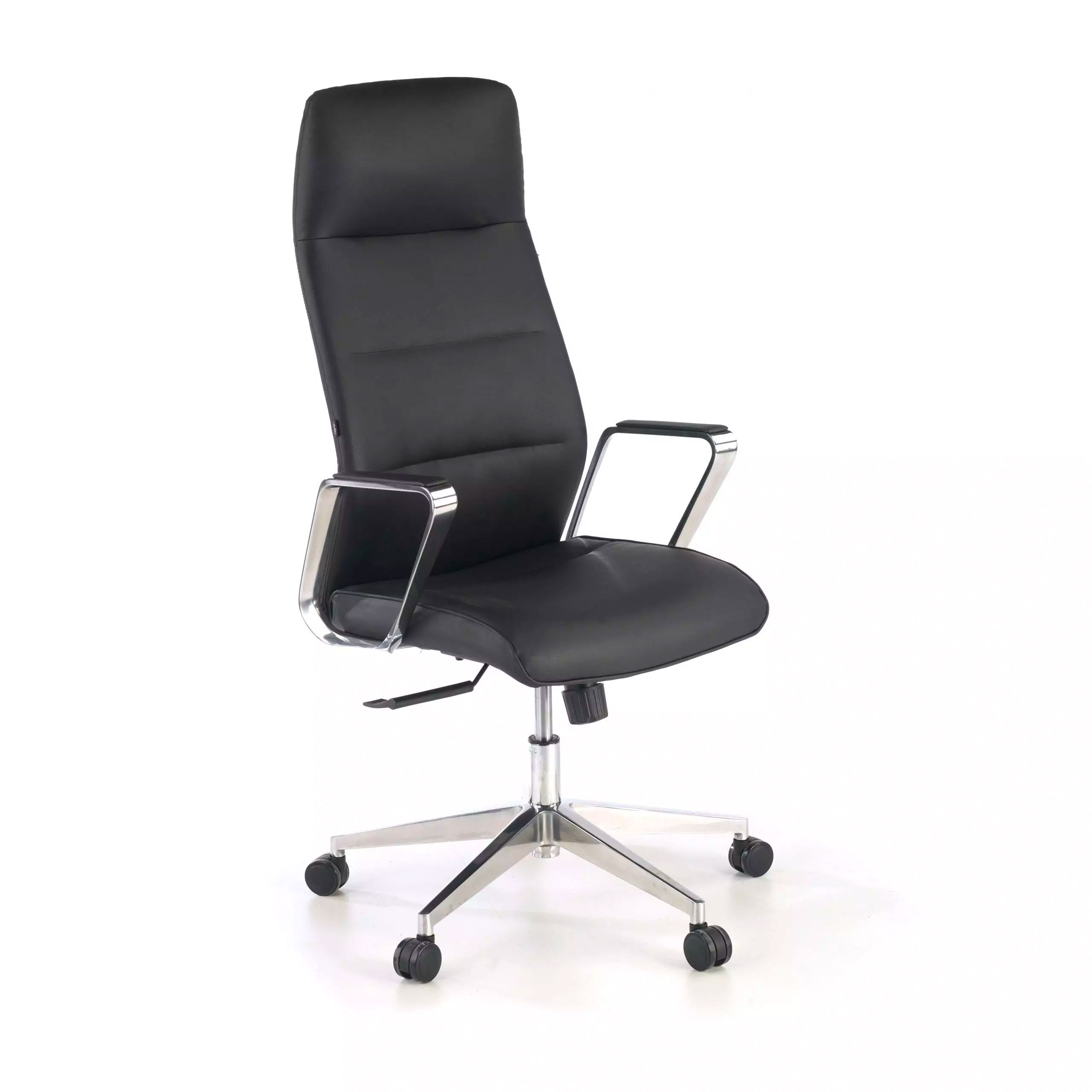 sillon de oficina negro leeds simil piel 1