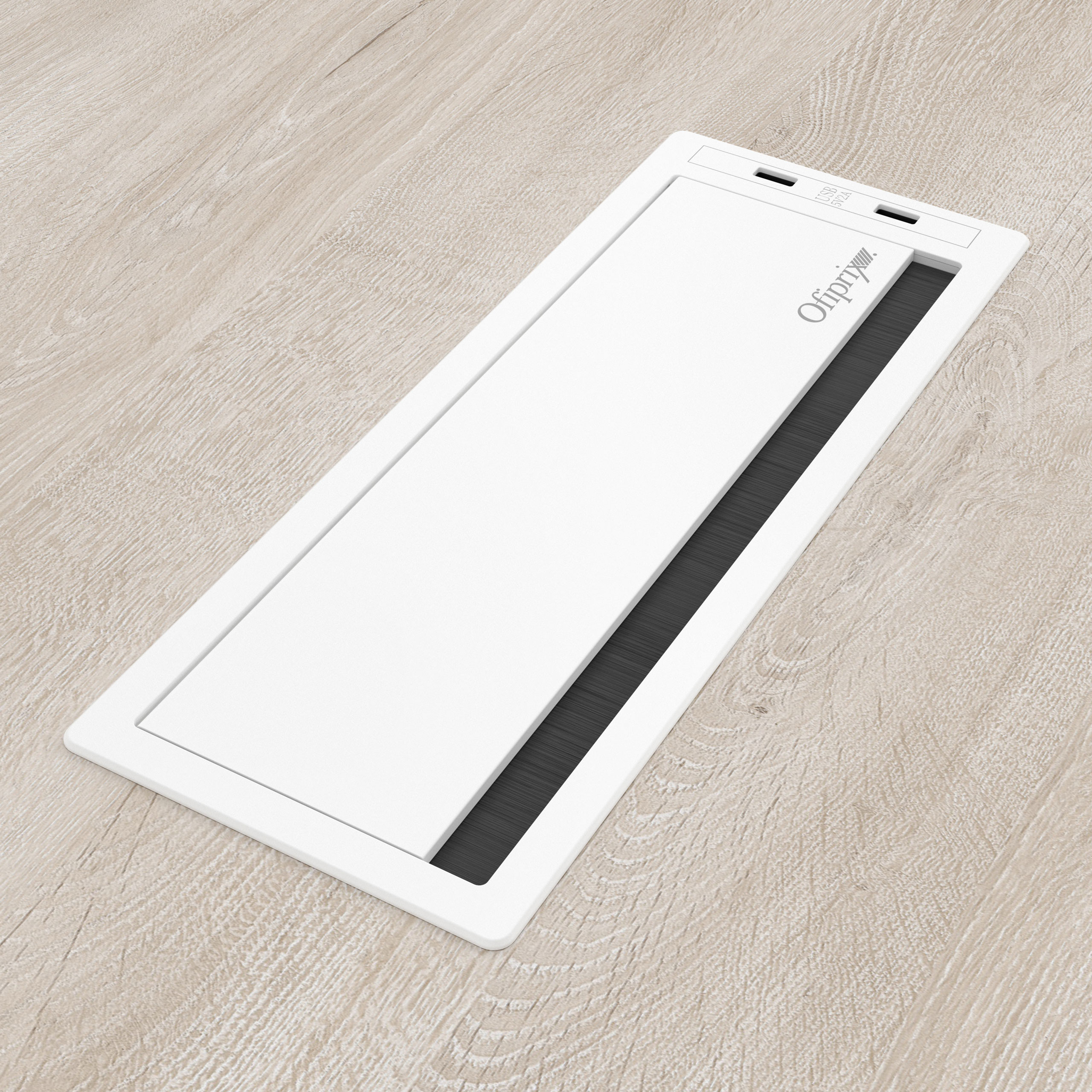 pasacables blanco chanel plus 1
