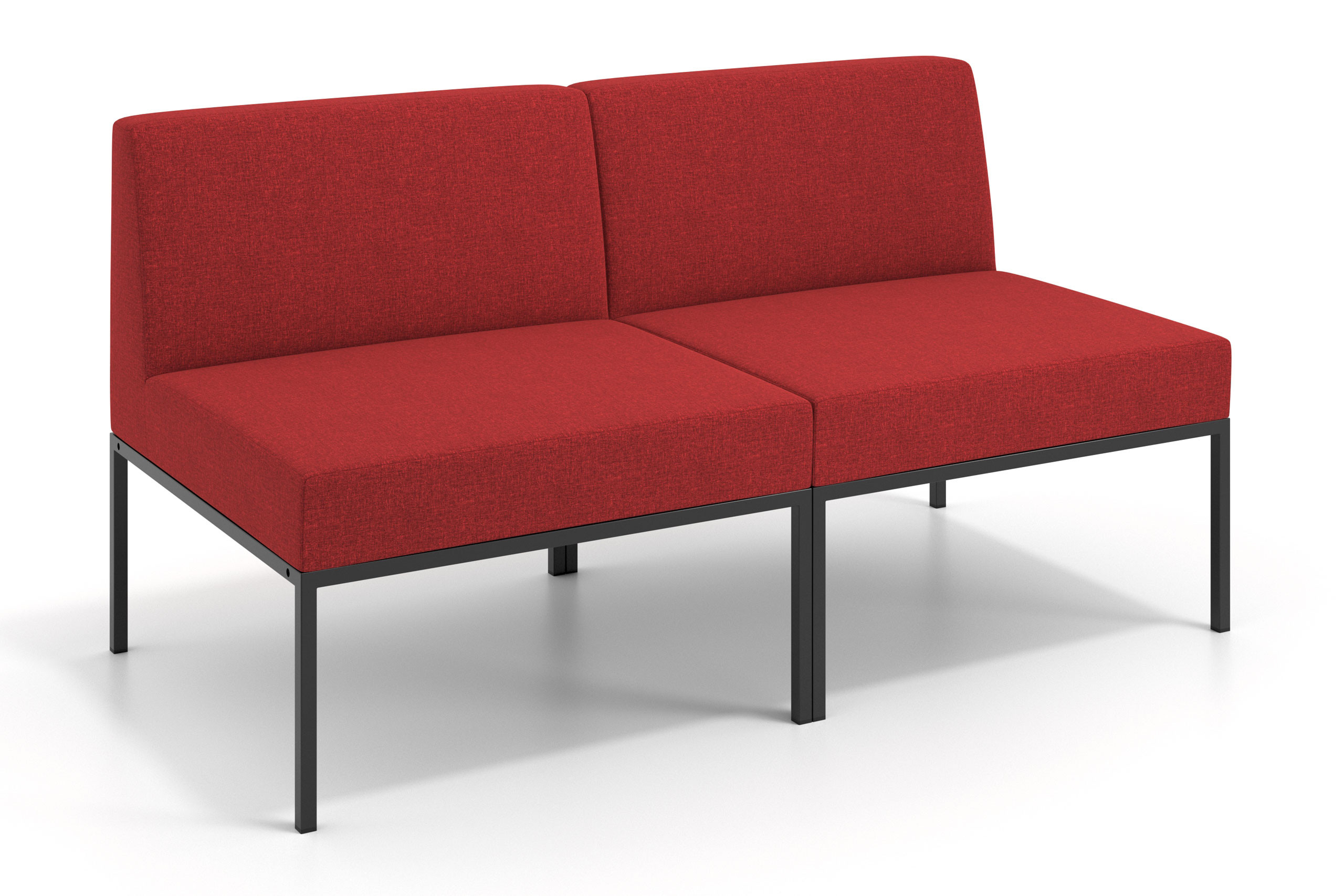 sofa para oficina rojo pylos 1