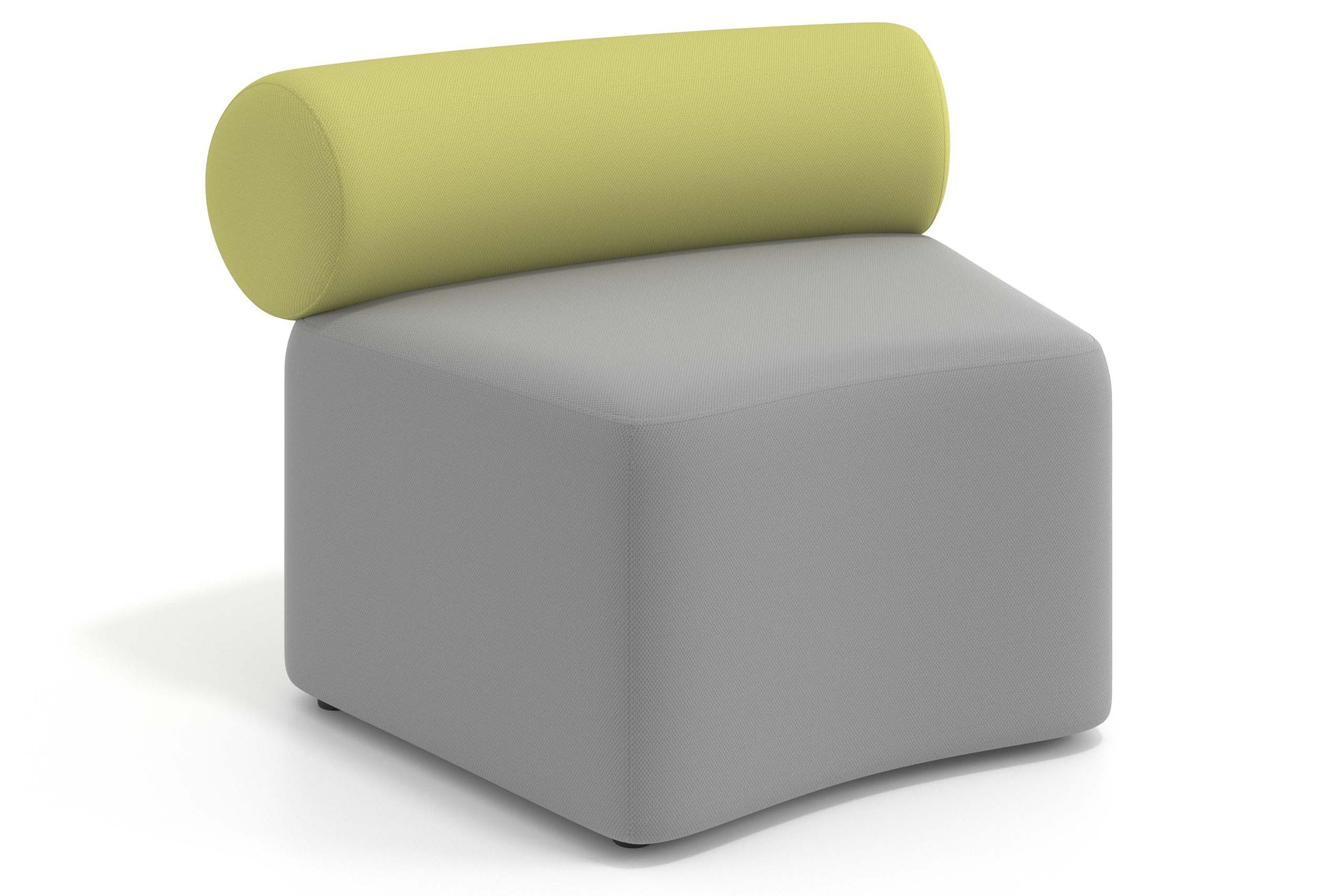 sofa para oficina gris verde 1