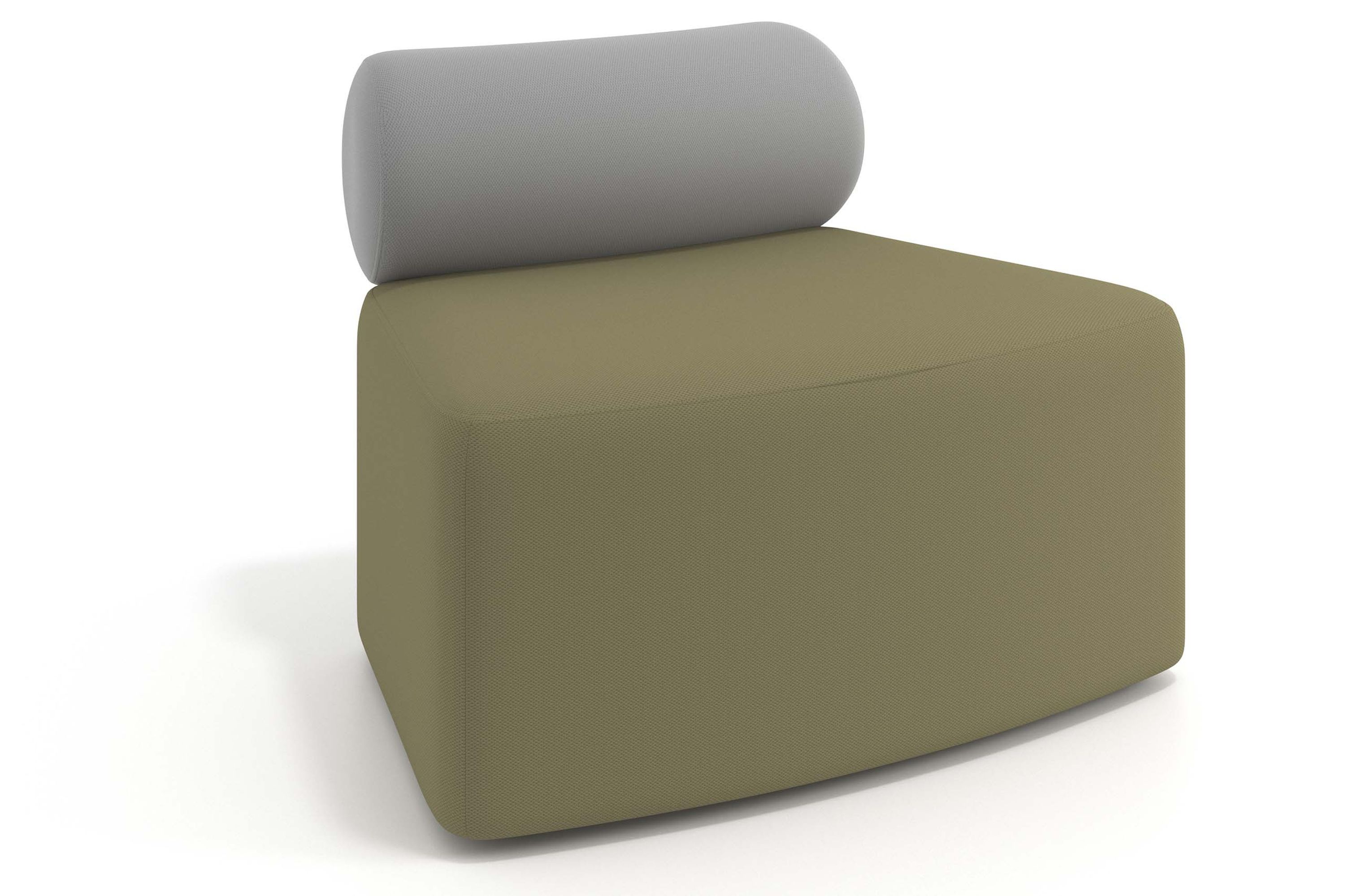 sofa para oficina verde gris 1