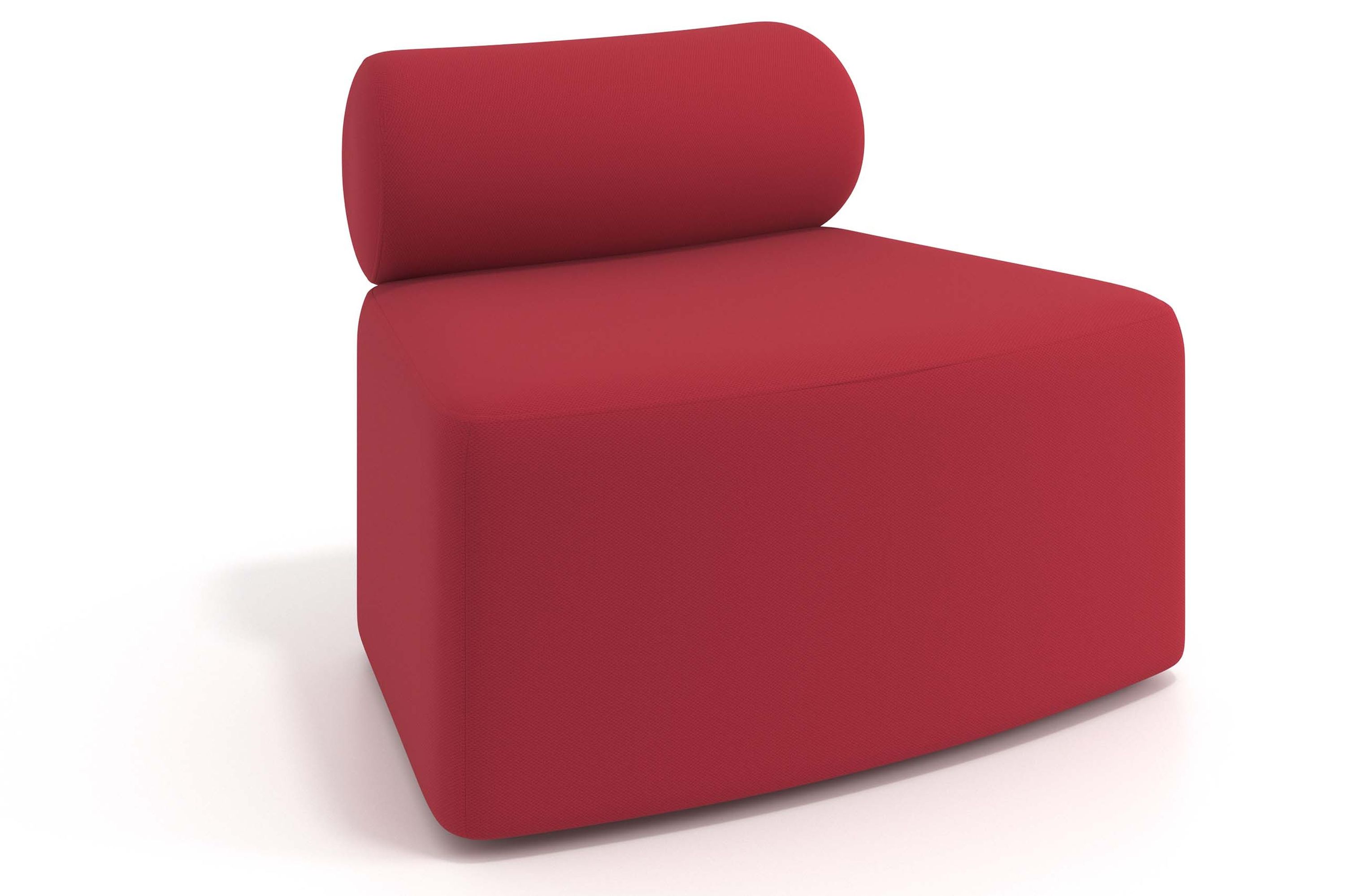 sofa para oficina rojo 1